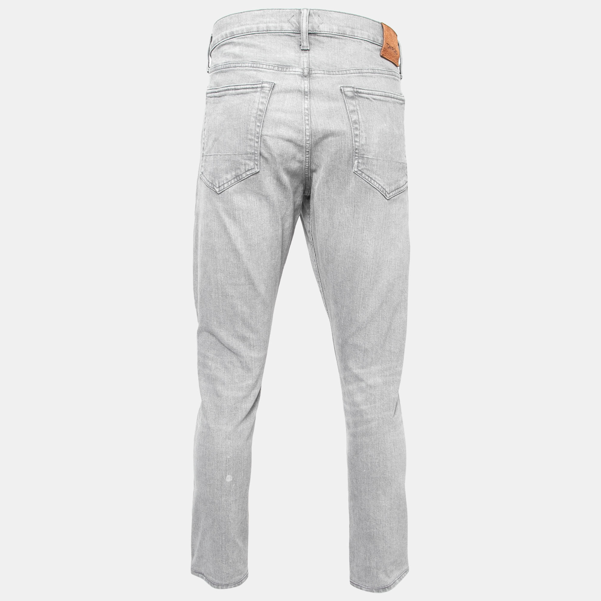 

Tom Ford Grey Denim Regular Fit Jeans  Waist 36