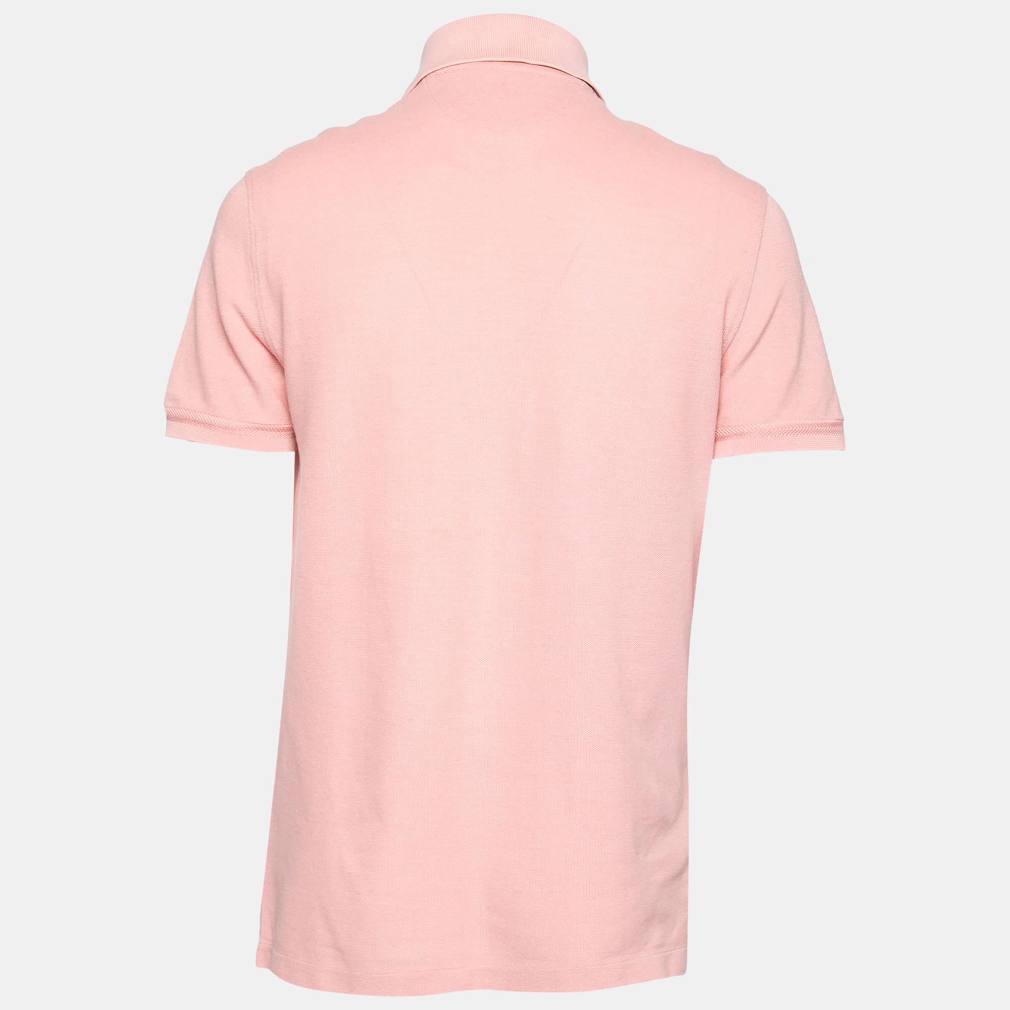 

Tom Ford Pink Cotton Short Sleeve Polo T-Shirt