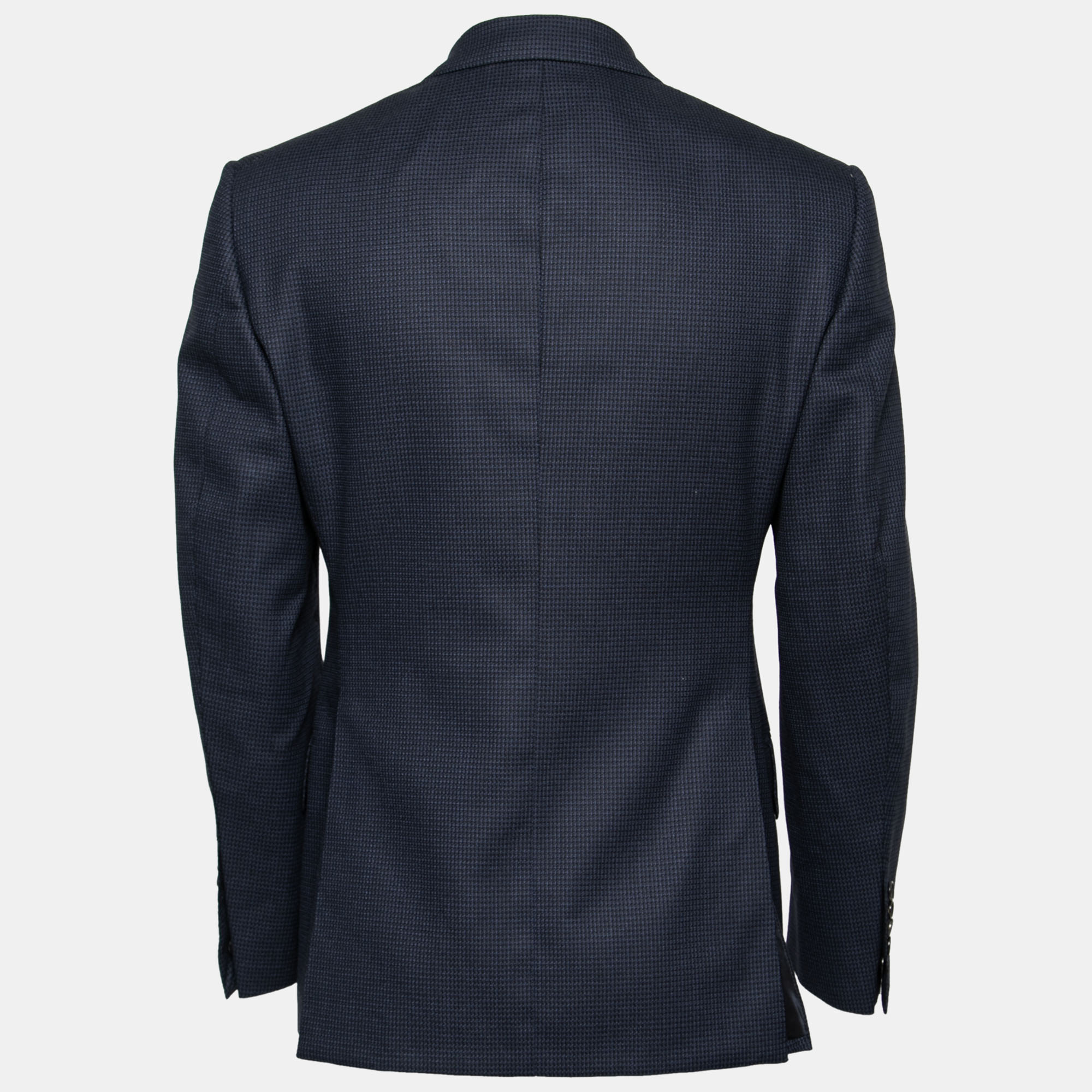 

Tom Ford Navy Blue Wool Single Breasted Blazer