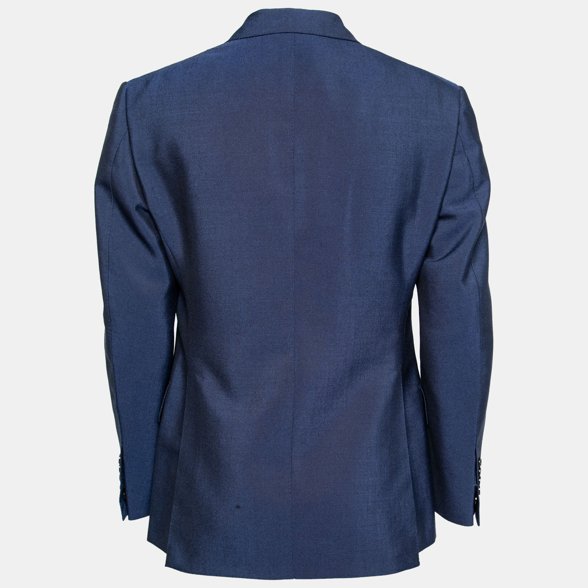 

Tom Ford Blue Mohair Wool Single Breasted Blazer