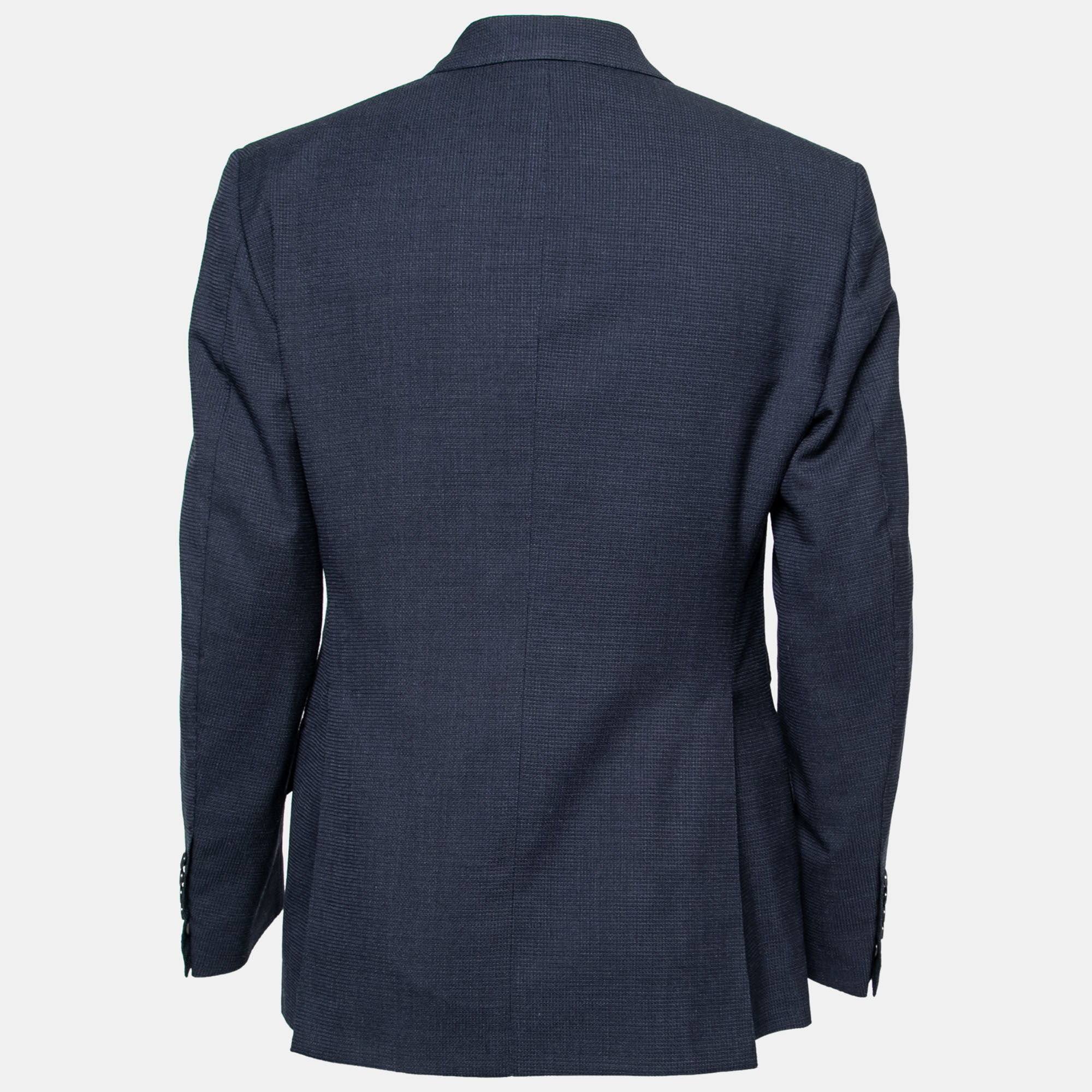 

Tom Ford Navy Blue Wool Single Breasted Blazer