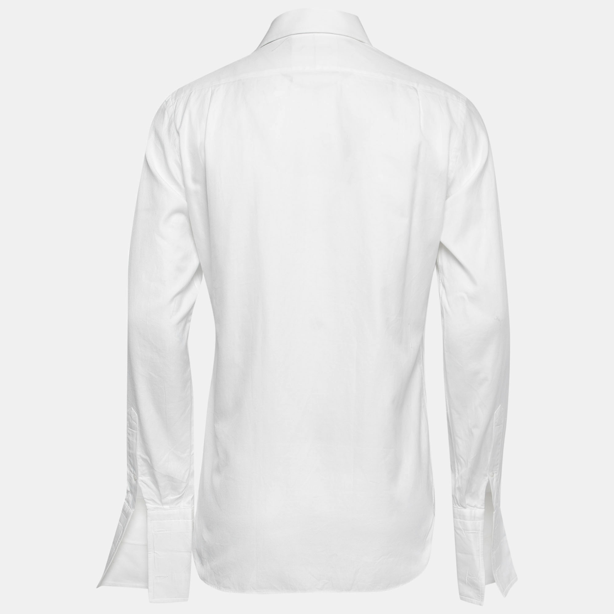 

Tom Ford White Cotton French Cuffed Shirt