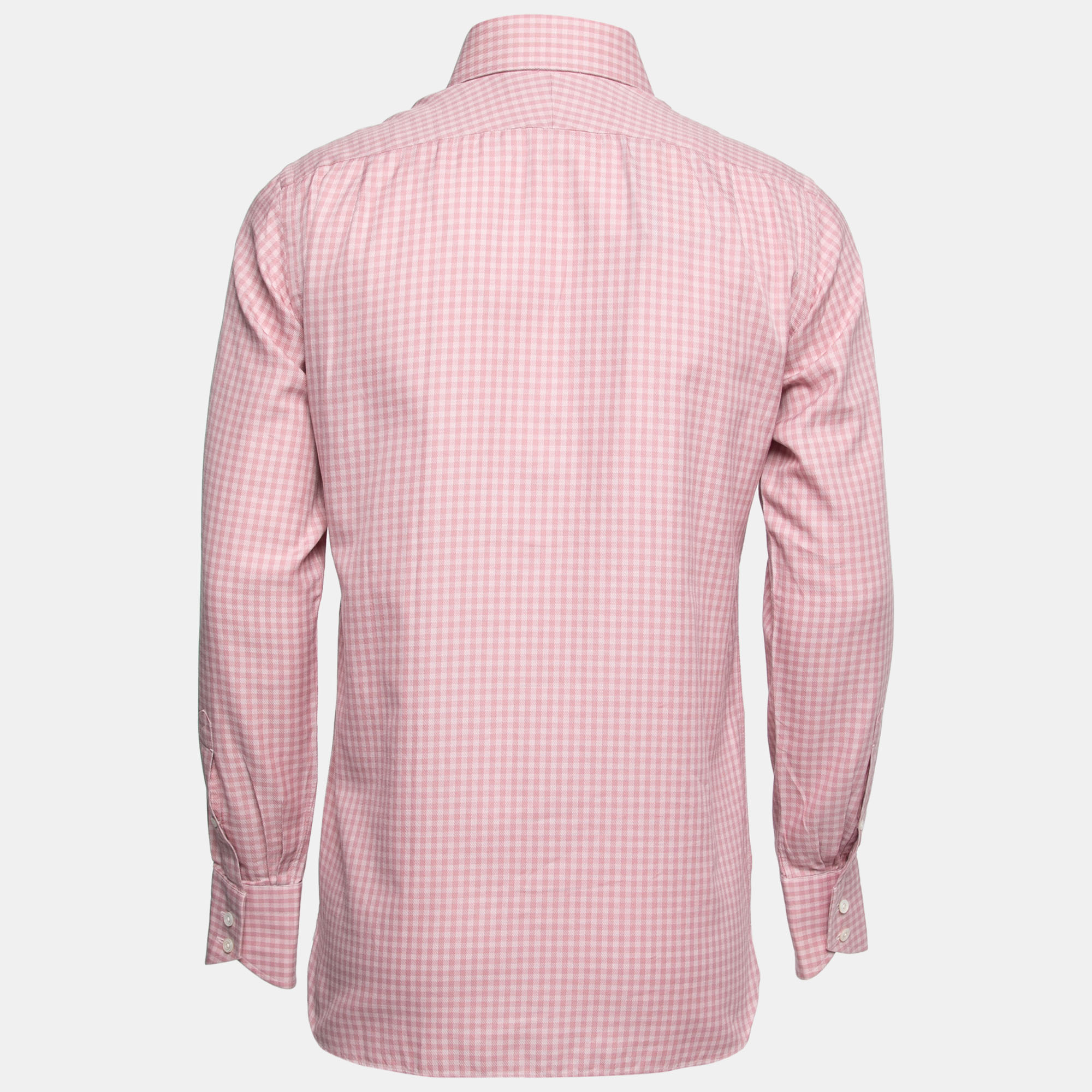 

Tom Ford Pink Cotton Checked Shirt