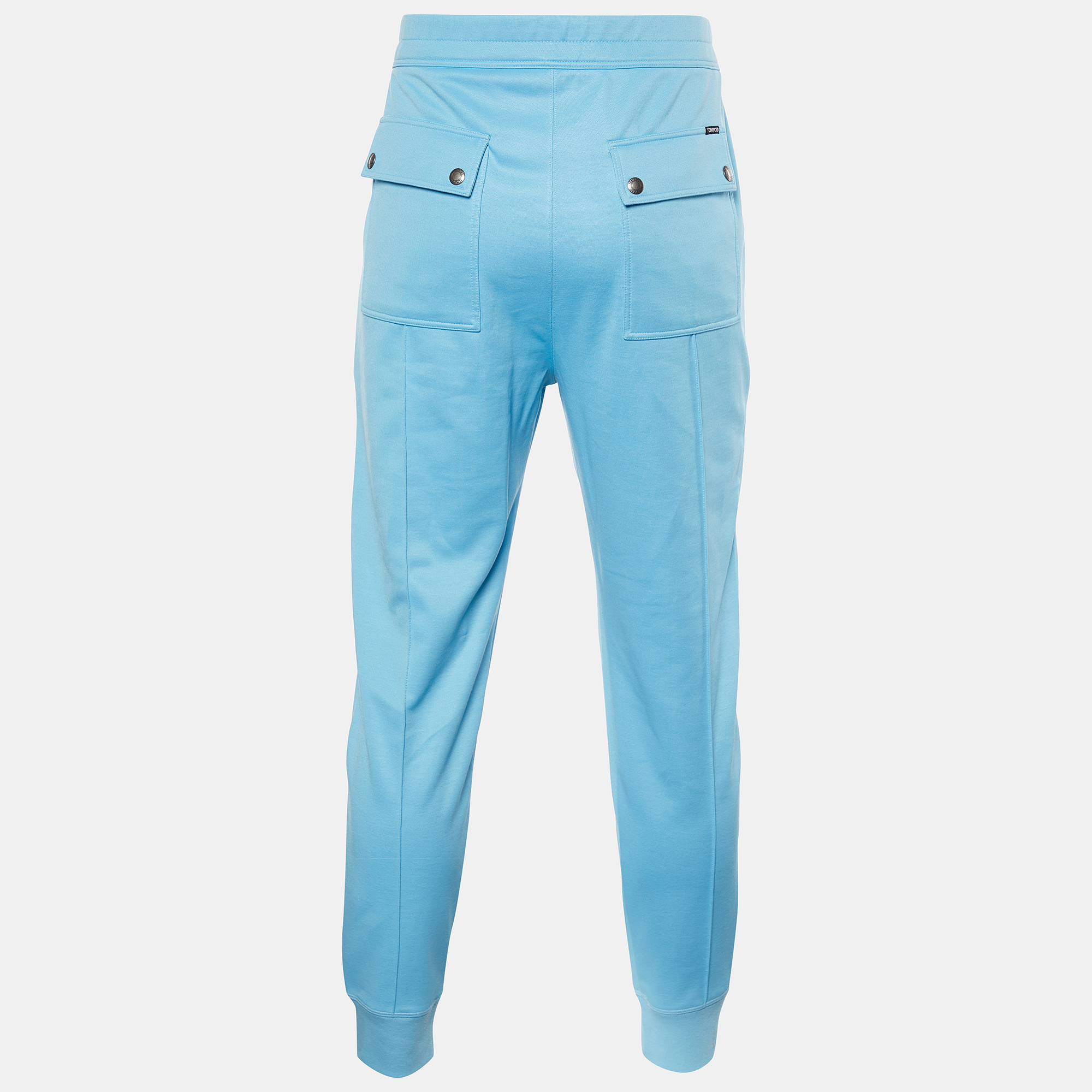 

Tom Ford Blue Technical Cotton Regular Fit Sweatpants