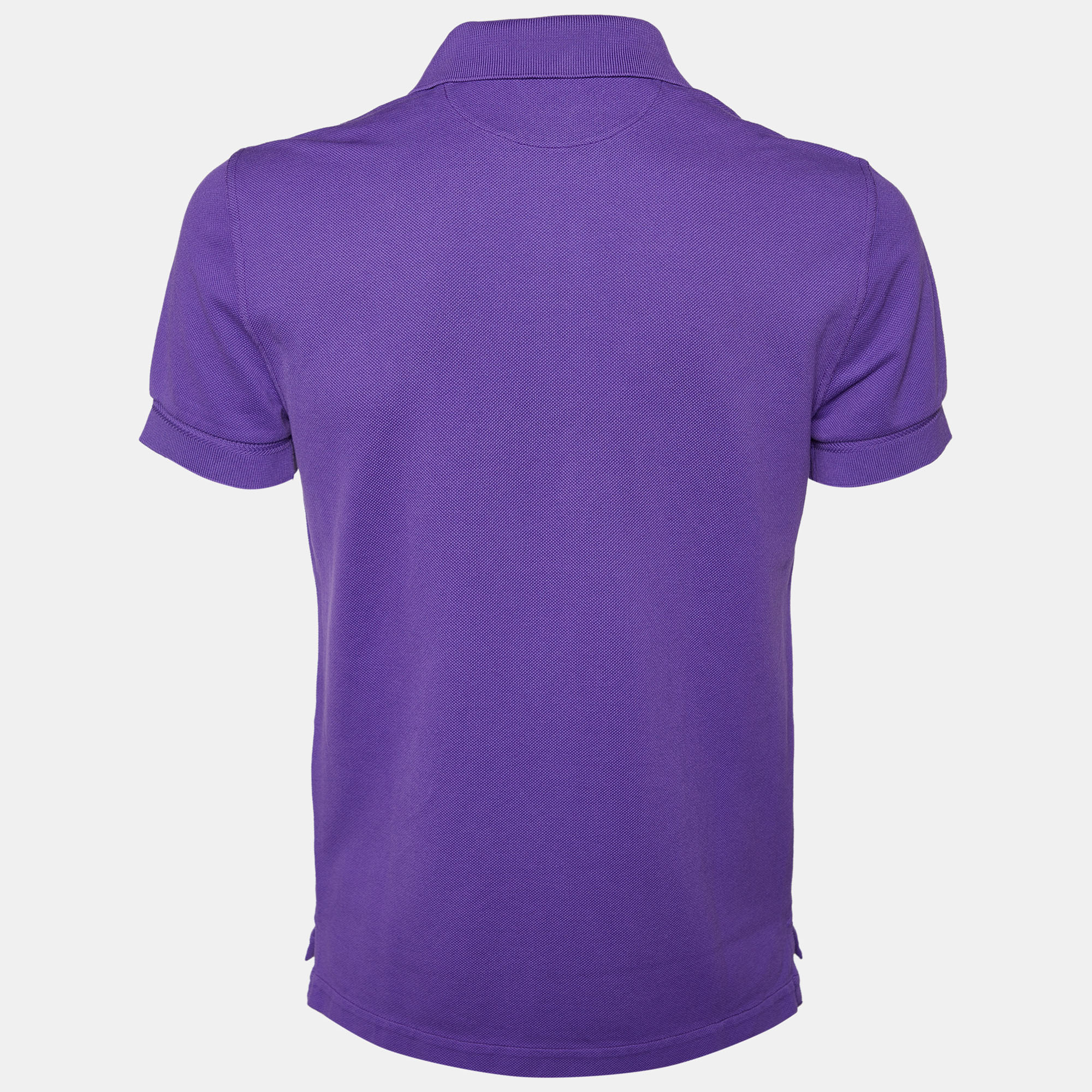 

Tom Ford Purple Cotton Pique Polo T-Shirt