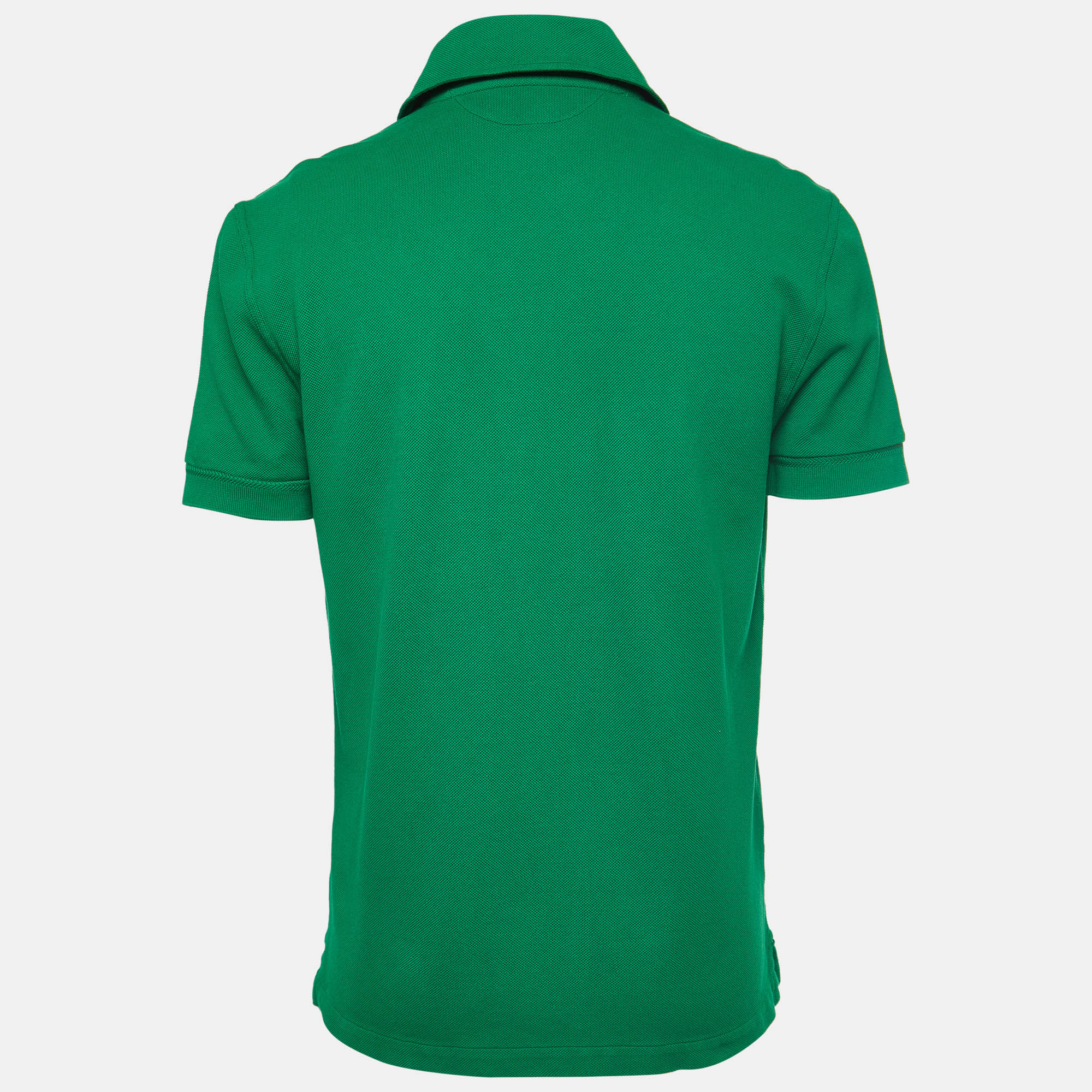 

Tom Ford Green Cotton Pique Polo T-Shirt