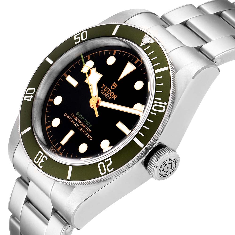 

Tudor Heritage Black Stainless Steel Bay Harrods Special Edition 79230G Men's Wristwatch 41 MM