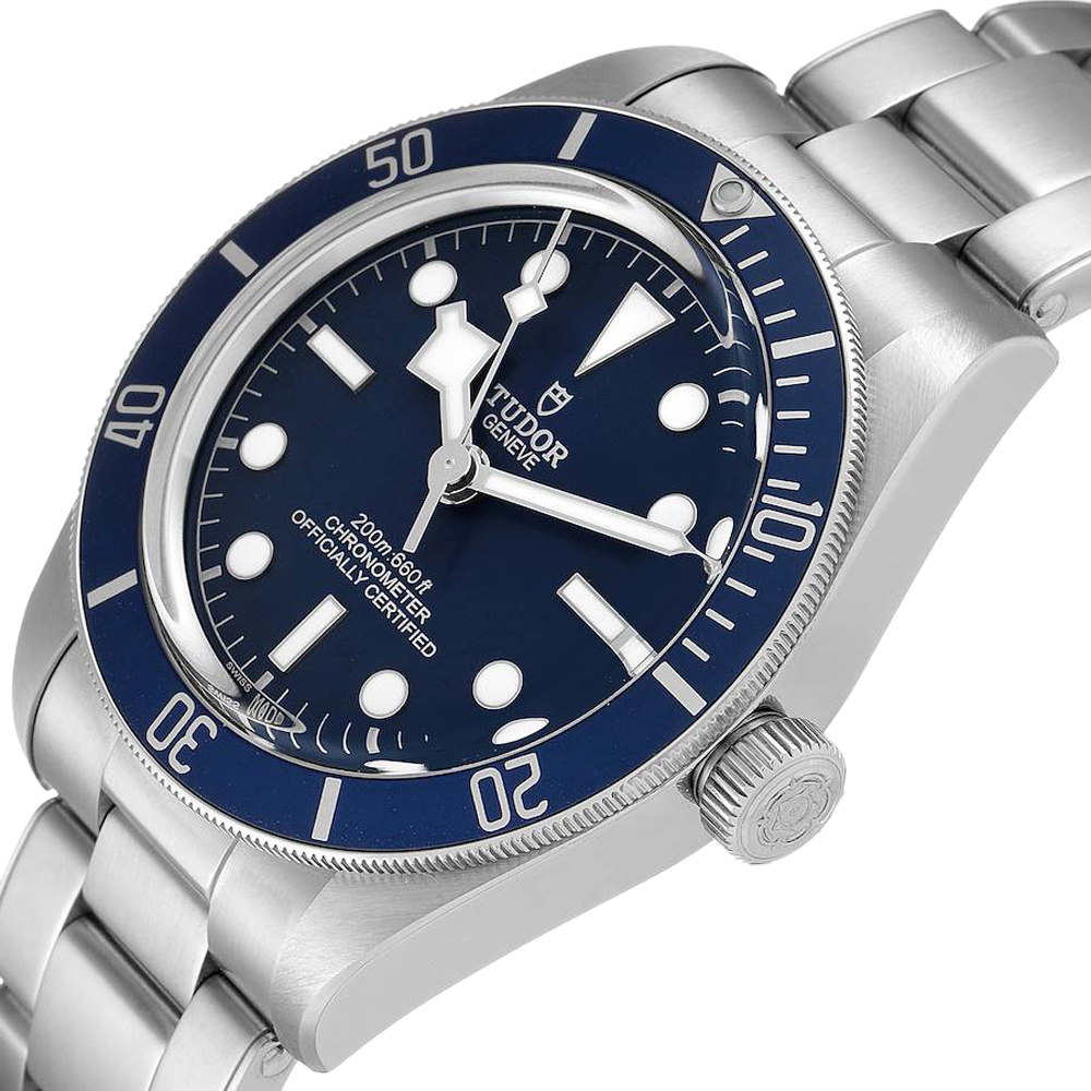 

Tudor Blue Stainless Steel Heritage Black Bay 79030 Men's Wristwatch 39 MM