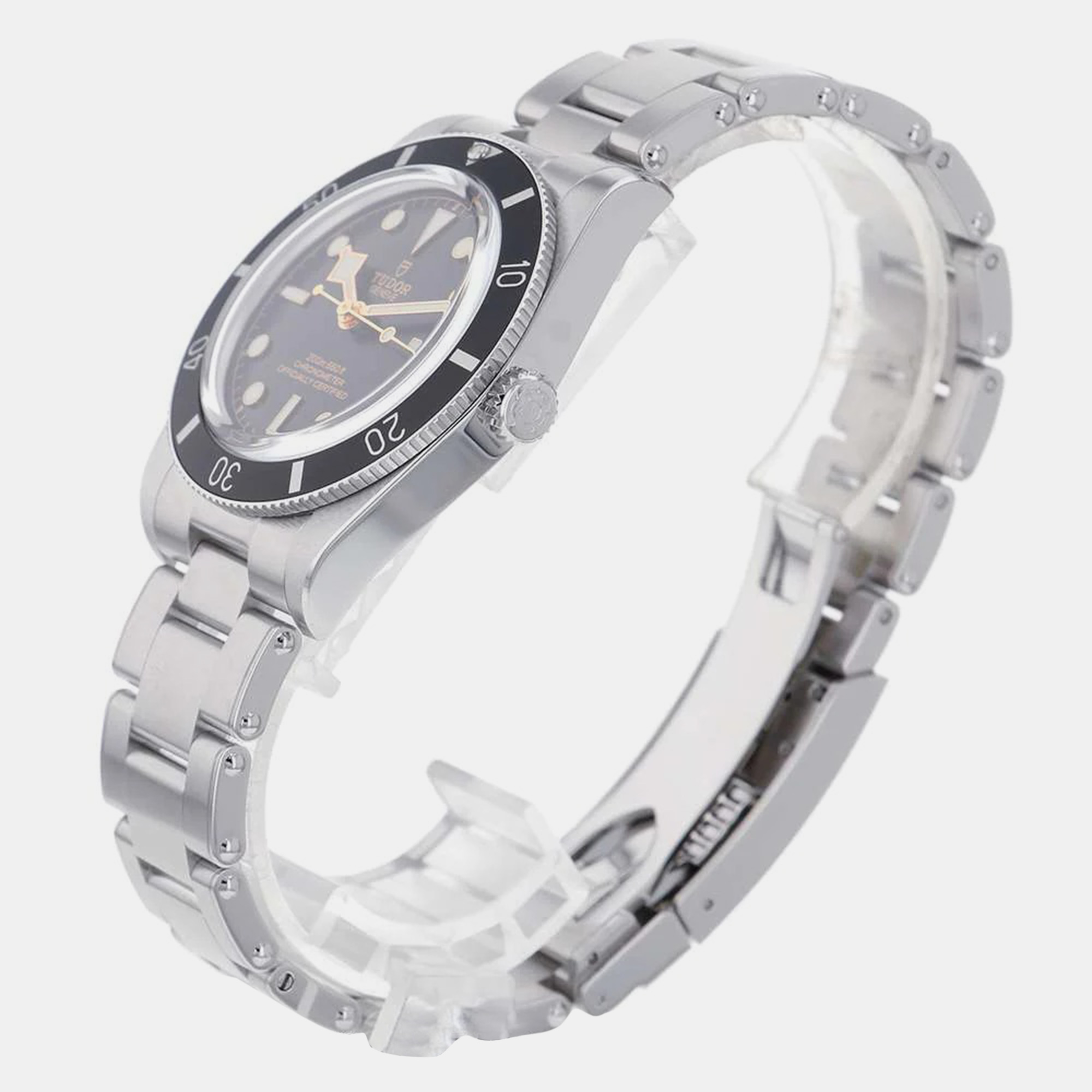 

Tudor Black Stainless Steel Black Bay 79000N Automatic Men's Wristwatch 37 mm