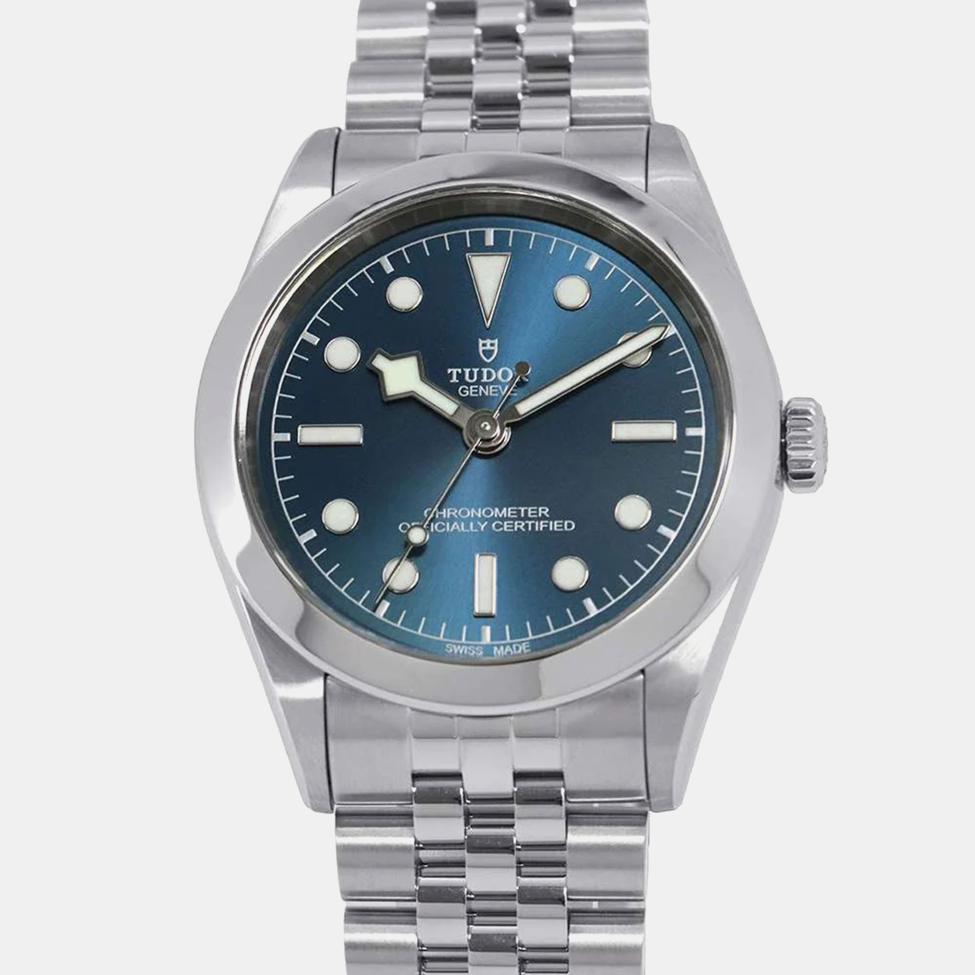 

Tudor Blue Stainless Steel Black Bay M79660-0002 Automatic Men's Wristwatch 39 mm