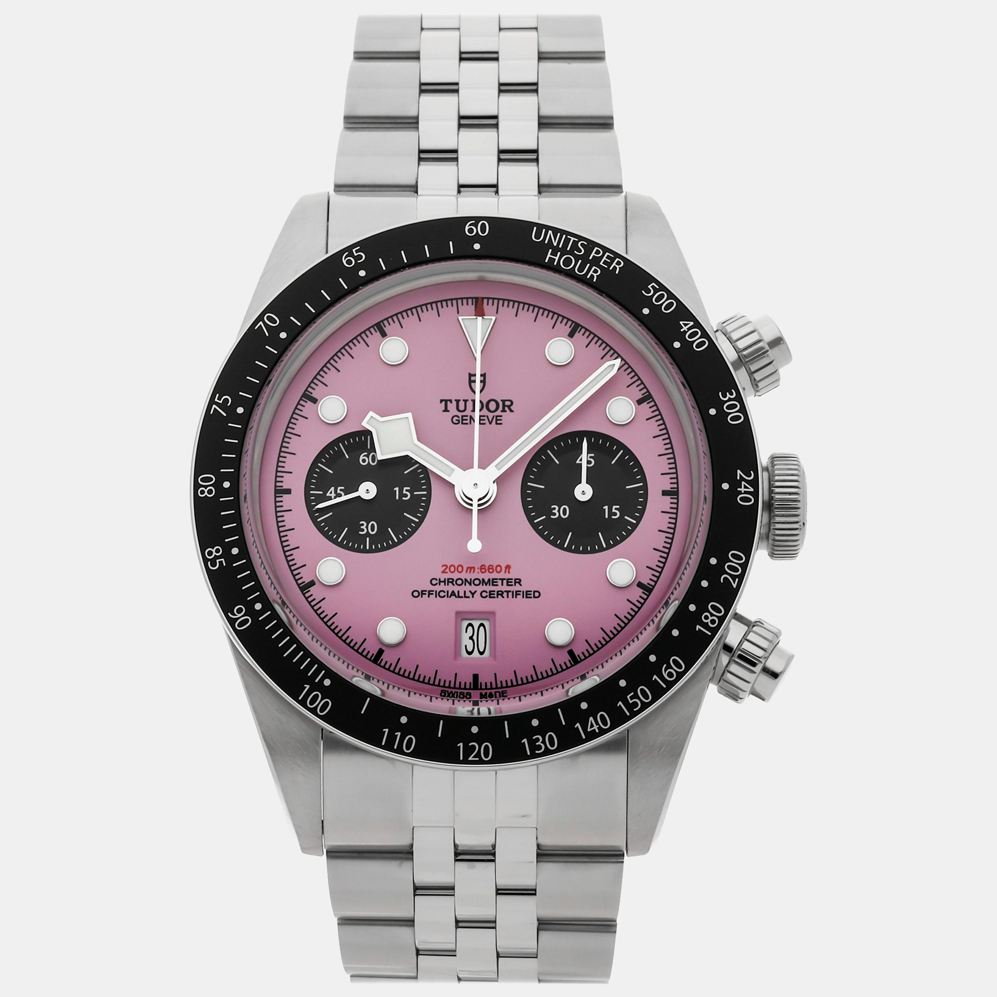 

Pre-Owned Tudor Black Bay Chronograph 41 mm, Pink