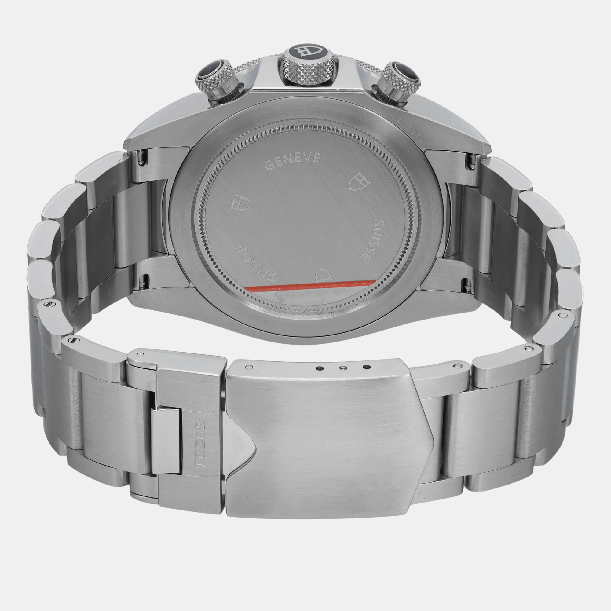 Tudor Grey Stainless Steel Heritage Chrono  70330N-95740 Automatic Men`s Wristwatch 42mm 