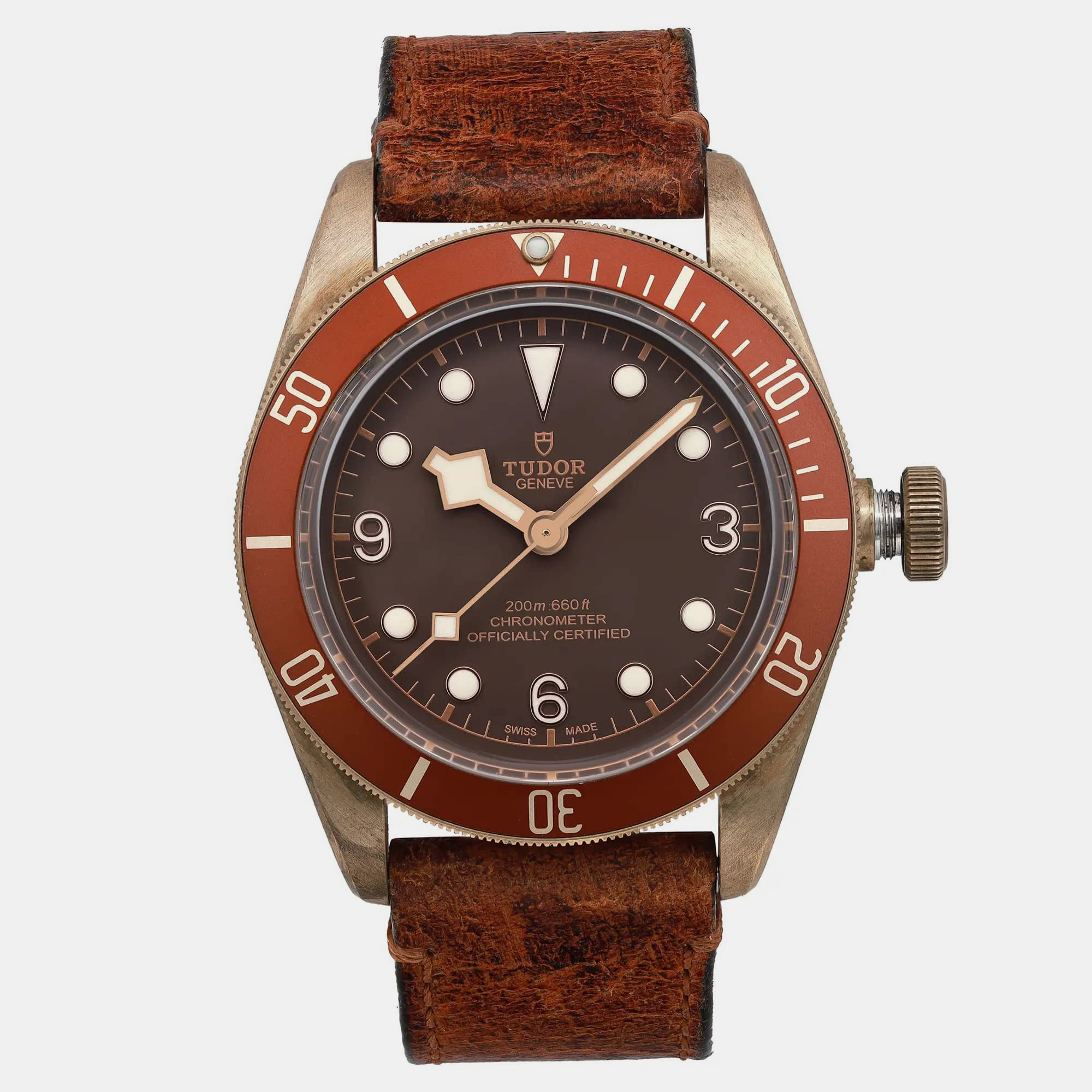 

Tudor Heritage Black Bay Bronze Brown Dial Automatic Men's Wristwatch 43 mm