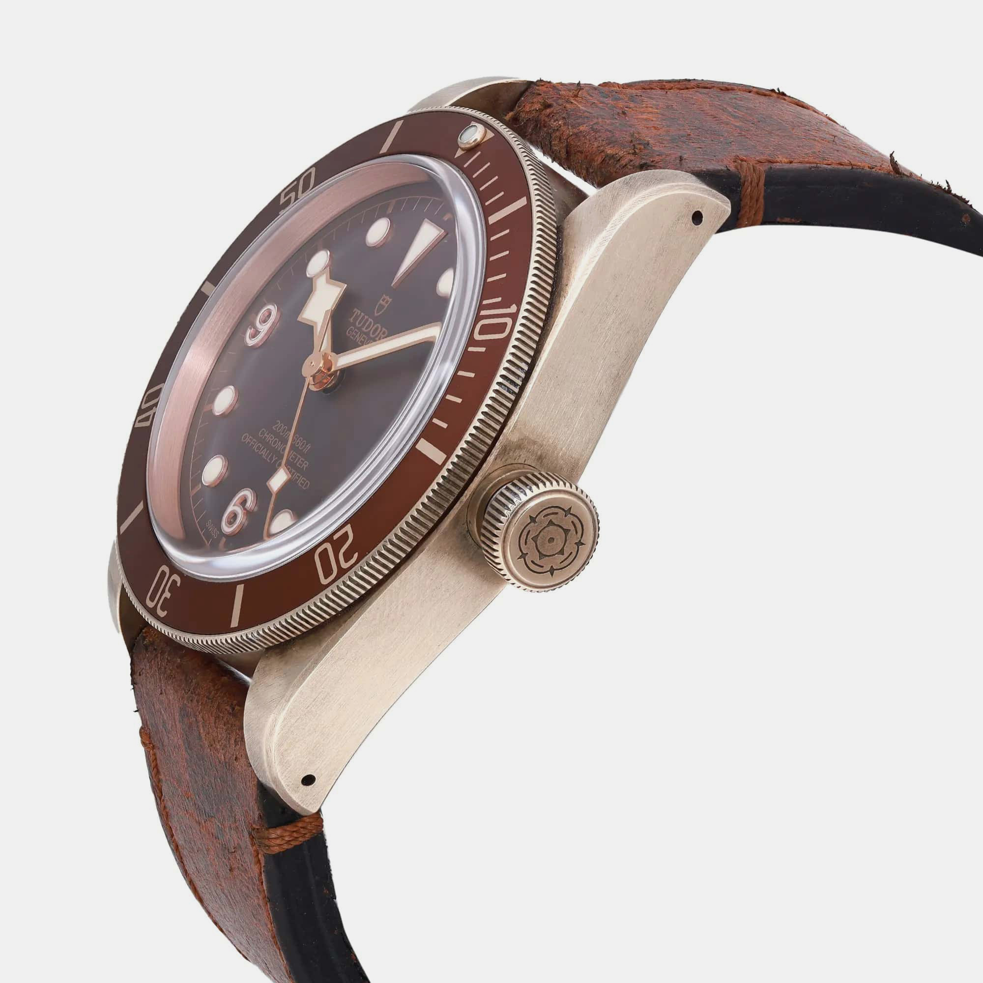 Tudor Heritage Black Bay Bronze Brown Dial Automatic Men`s Wristwatch 43 mm 
