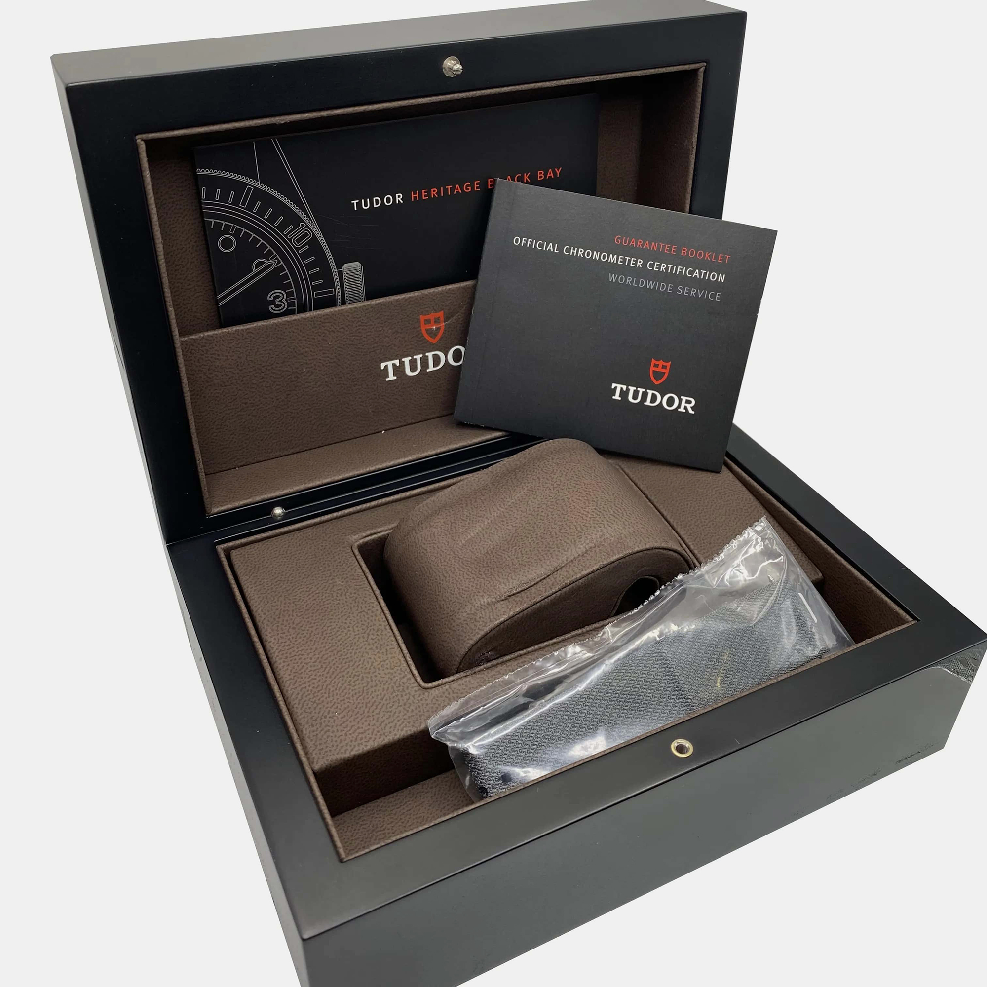 Tudor Black Stainless Steel Heritage Black Bay Automatic Men`s Wristwatch 41 mm 