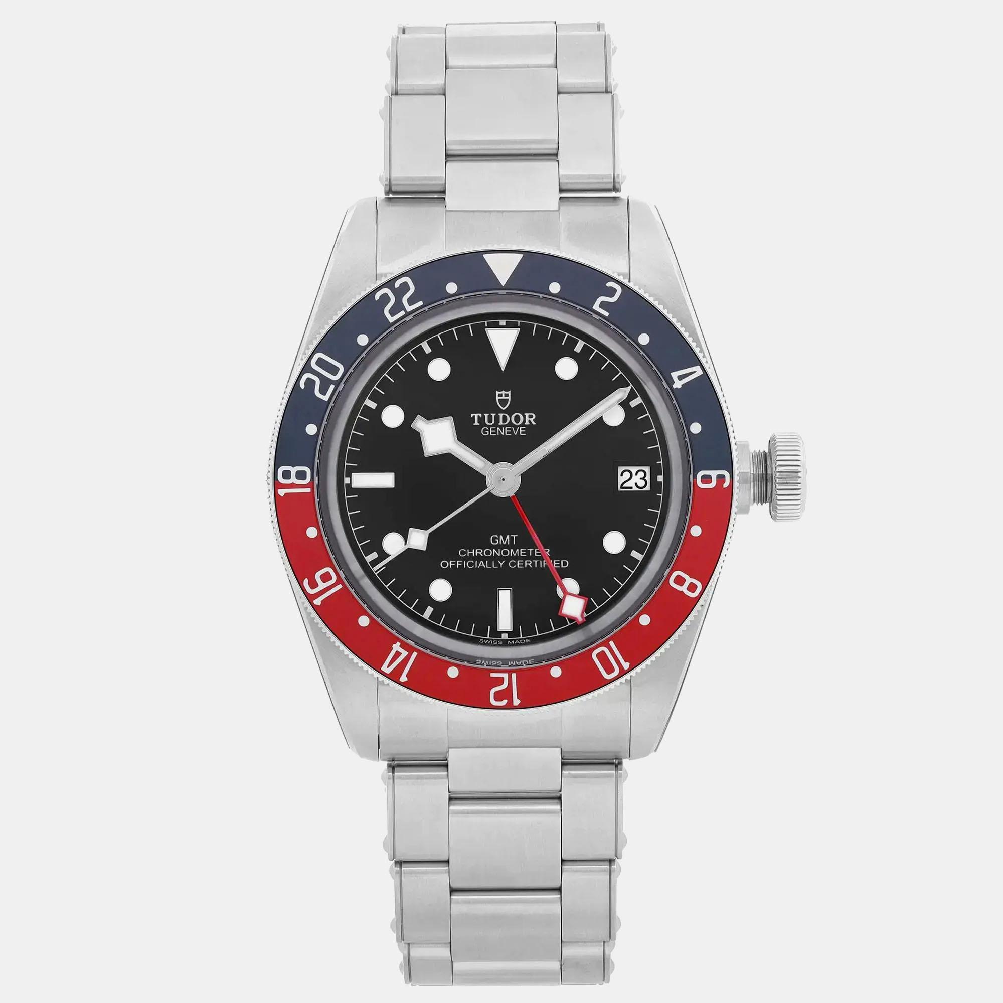 

Tudor Heritage Black Bay Gmt Steel Black Dial Men Automatic Watch 41 mm