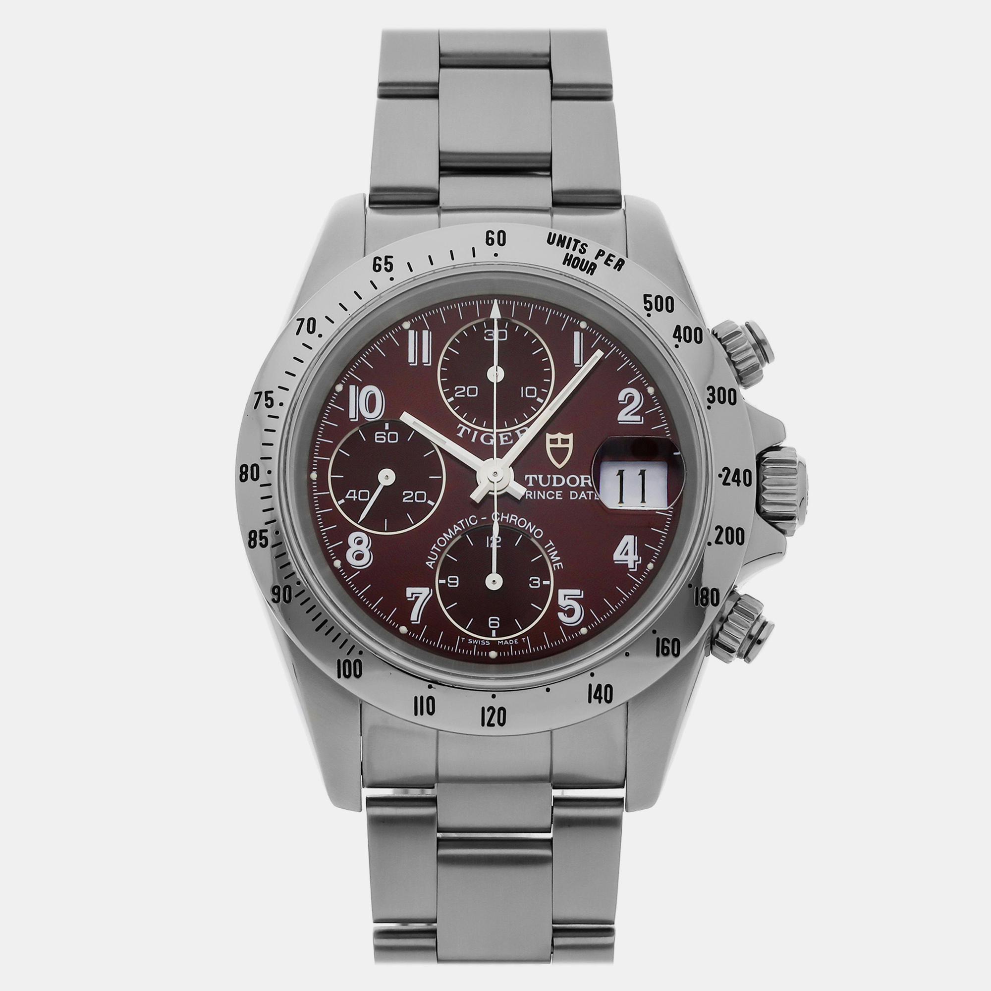 

Pre-Owned Tudor Prince Chronograph Men's Watch 40 mm, Red