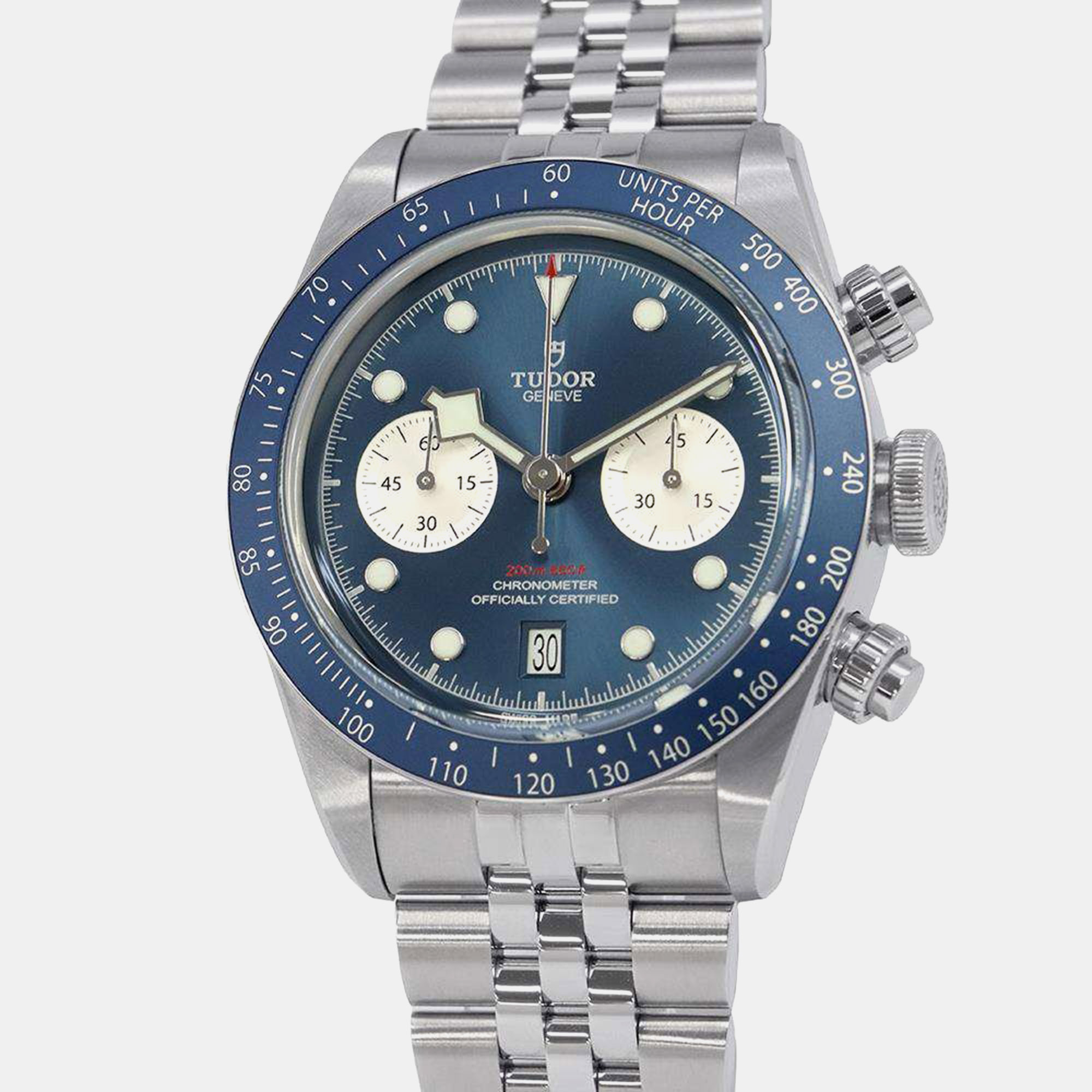 

Tudor Blue Stainless Steel Black Bay Automatic Men's Wristwatch 41 mm