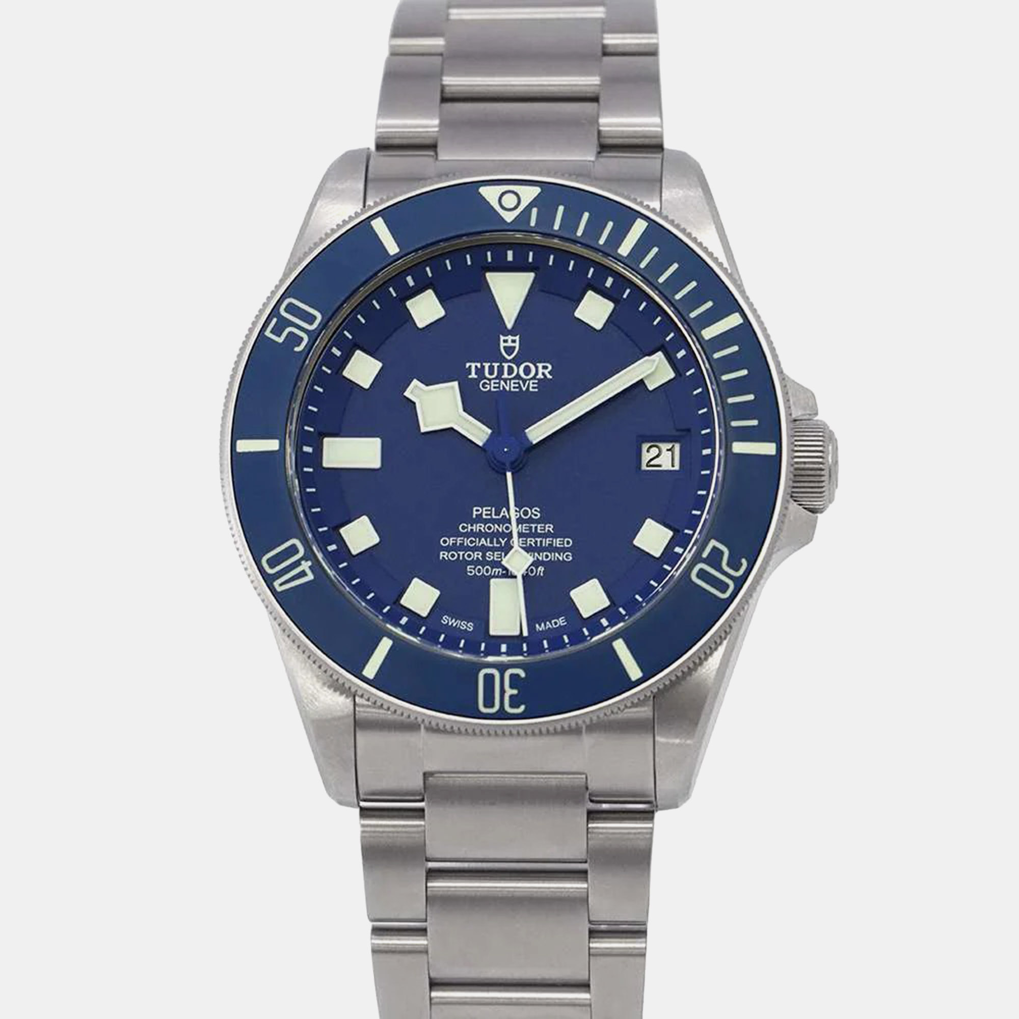 

Tudor Blue Titanium Pelagos Automatic Men's Wristwatch 42 mm
