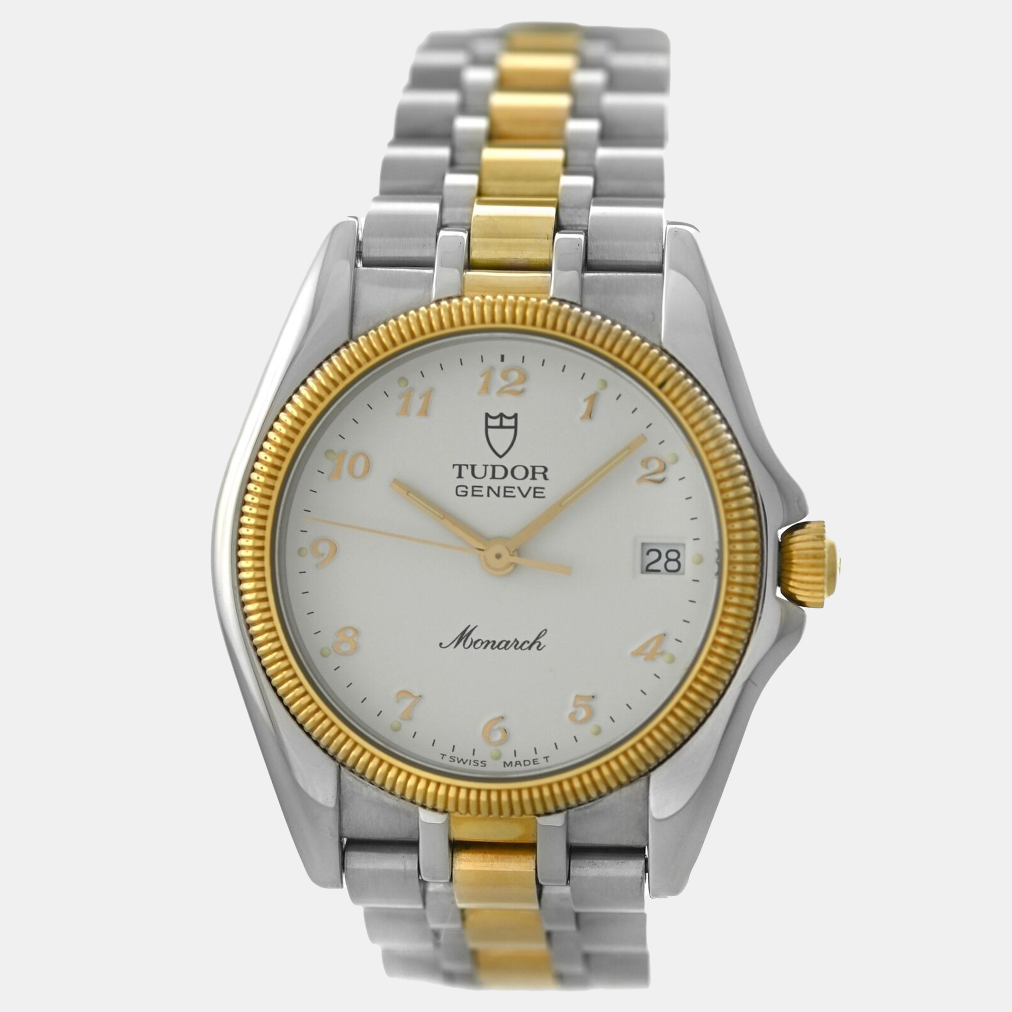 

Tudor White Yellow Gold Stainless Steel Monarch