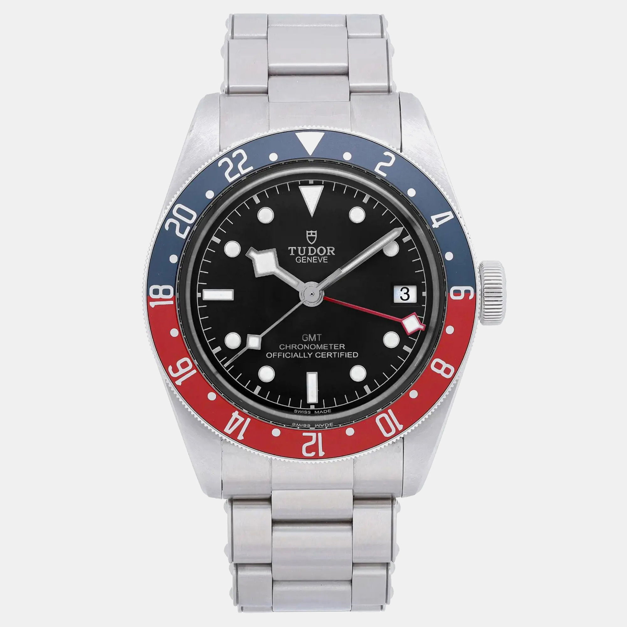 

Tudor Black Stainless Steel Black bay 79830RB Automatic Men's Wristwatch 41 mm