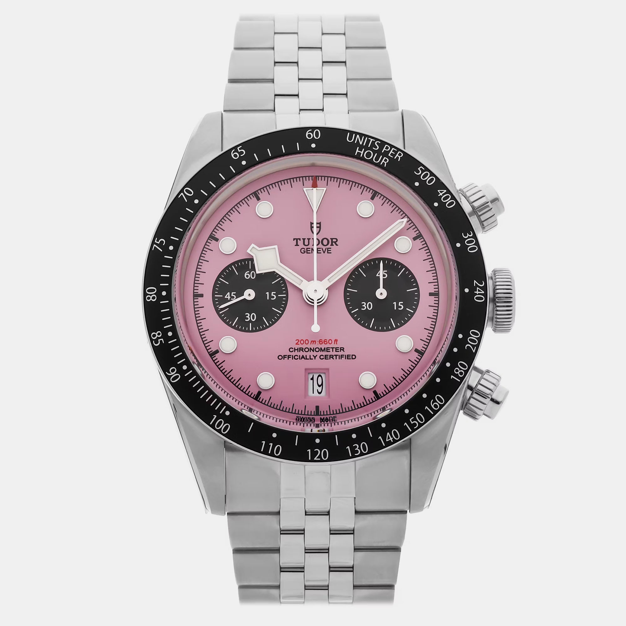 

Pre-Owned Tudor Black Bay Chronograph 79360N, Pink