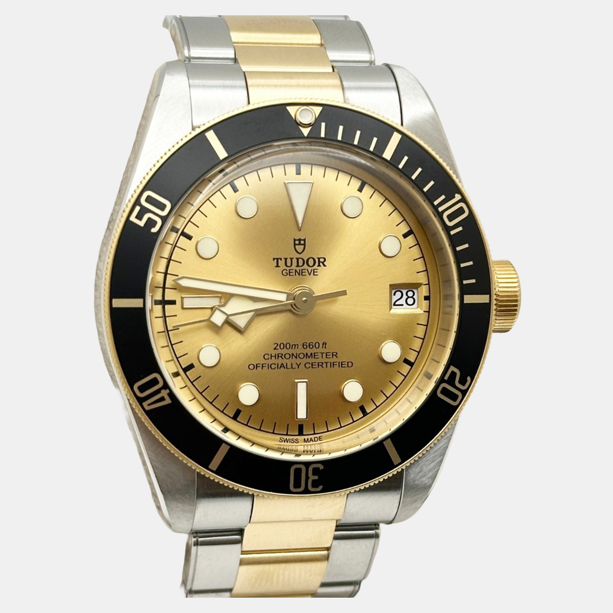 

Tudor Black Bay 79733N Automatic 18K Yellow Gold Stainless Steel Men's Wristwatch 41 mm