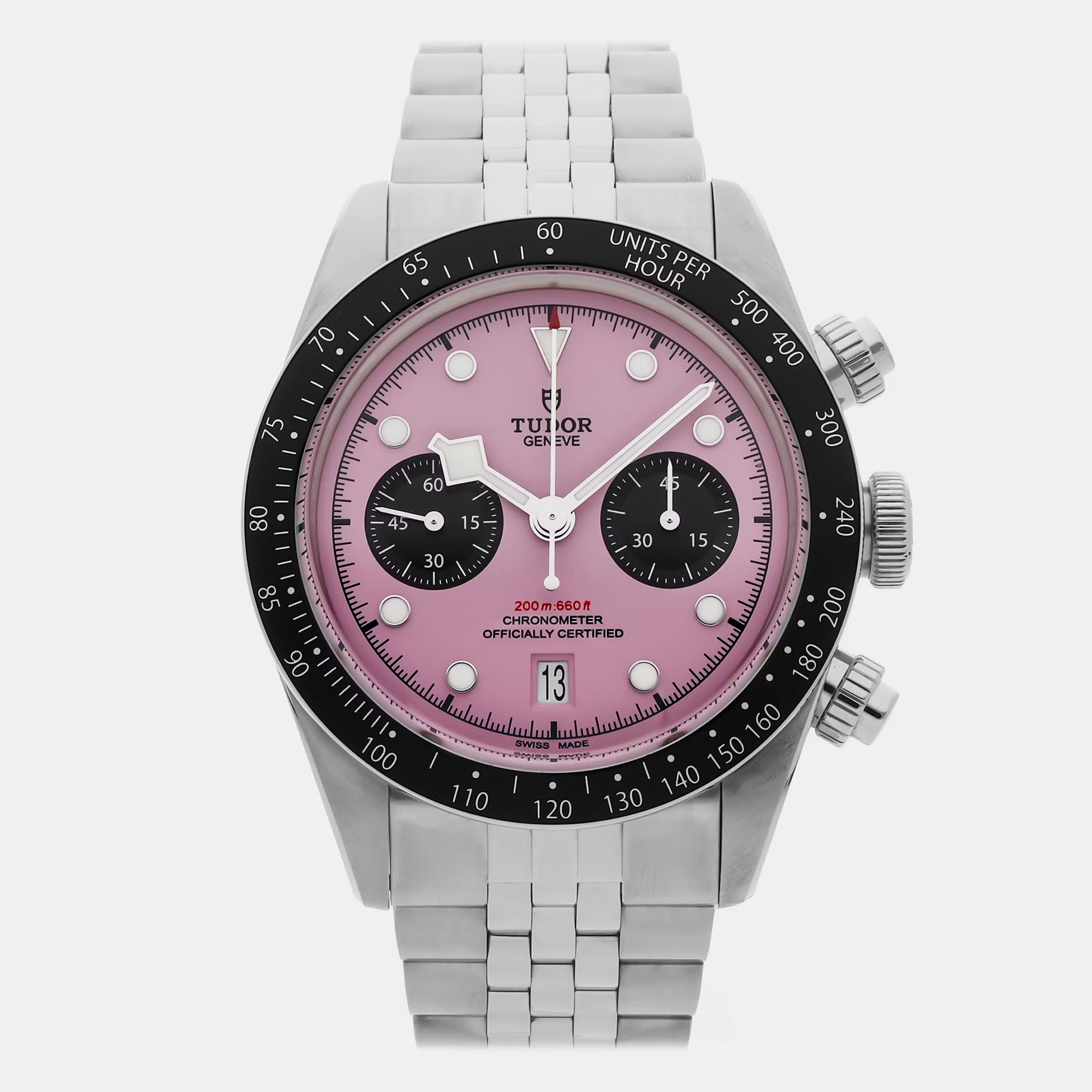 

Pre-Owned Tudor Black Bay Chronograph 79360N, Pink
