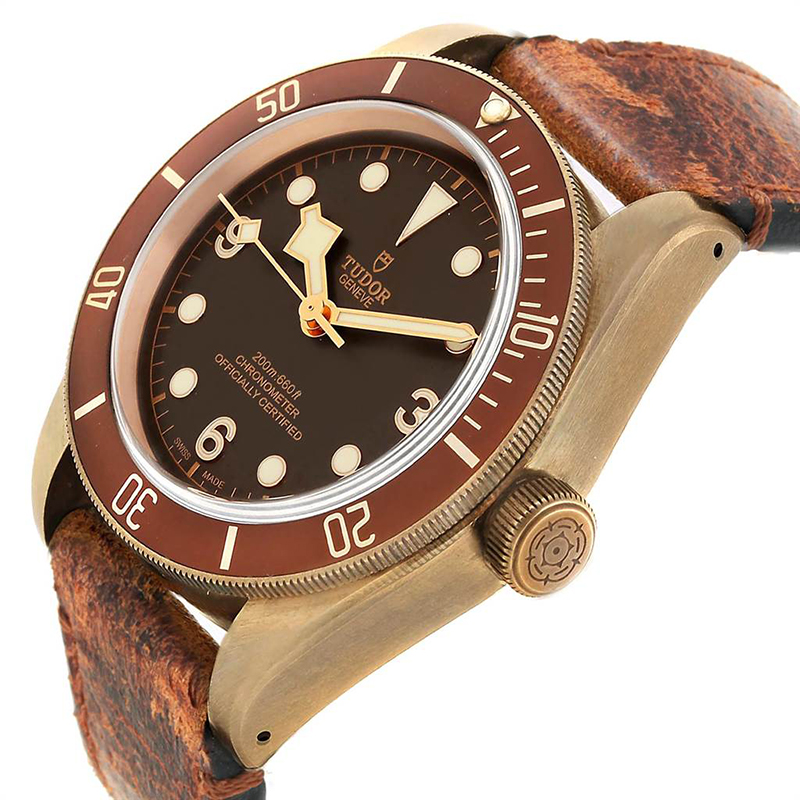 

Tudor Brown Aluminum Alloy Oyster Heritage Black Bay
