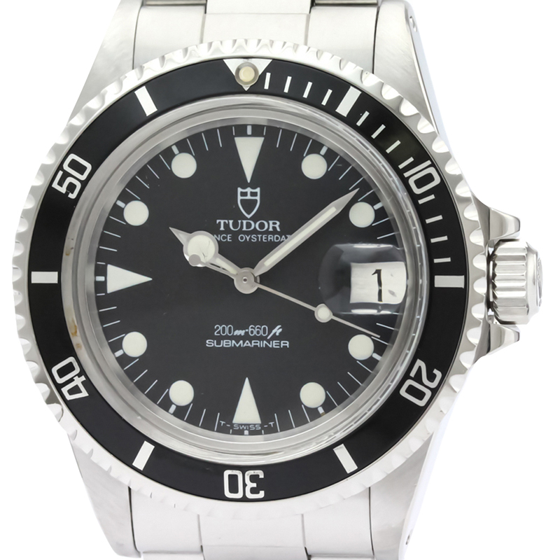 

Tudor Black Stainless Steel Submariner