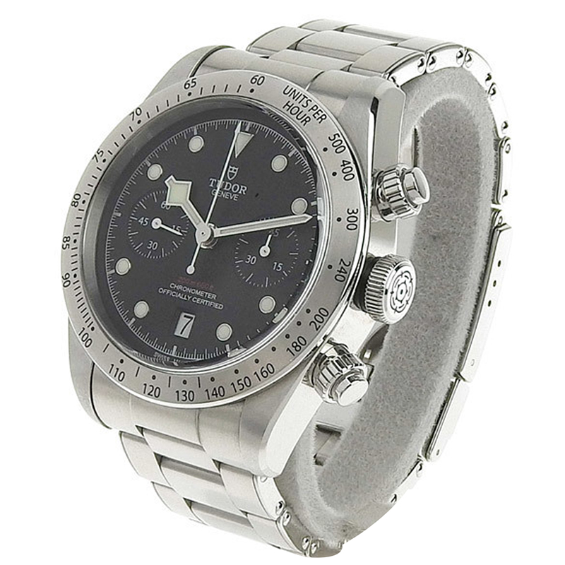 

Tudor Black Stainless Steel Heritage
