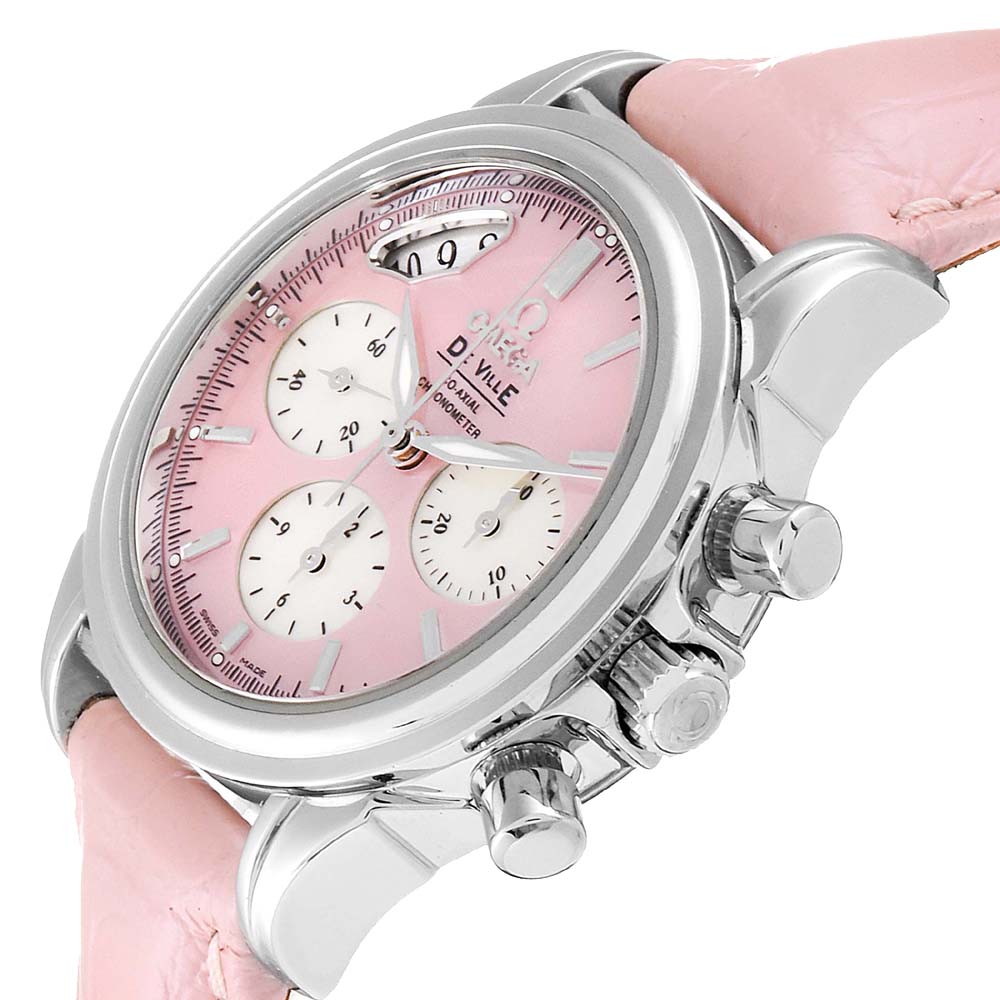 

Omega Pink MOP Stainless Steel DeVille Co-Axial