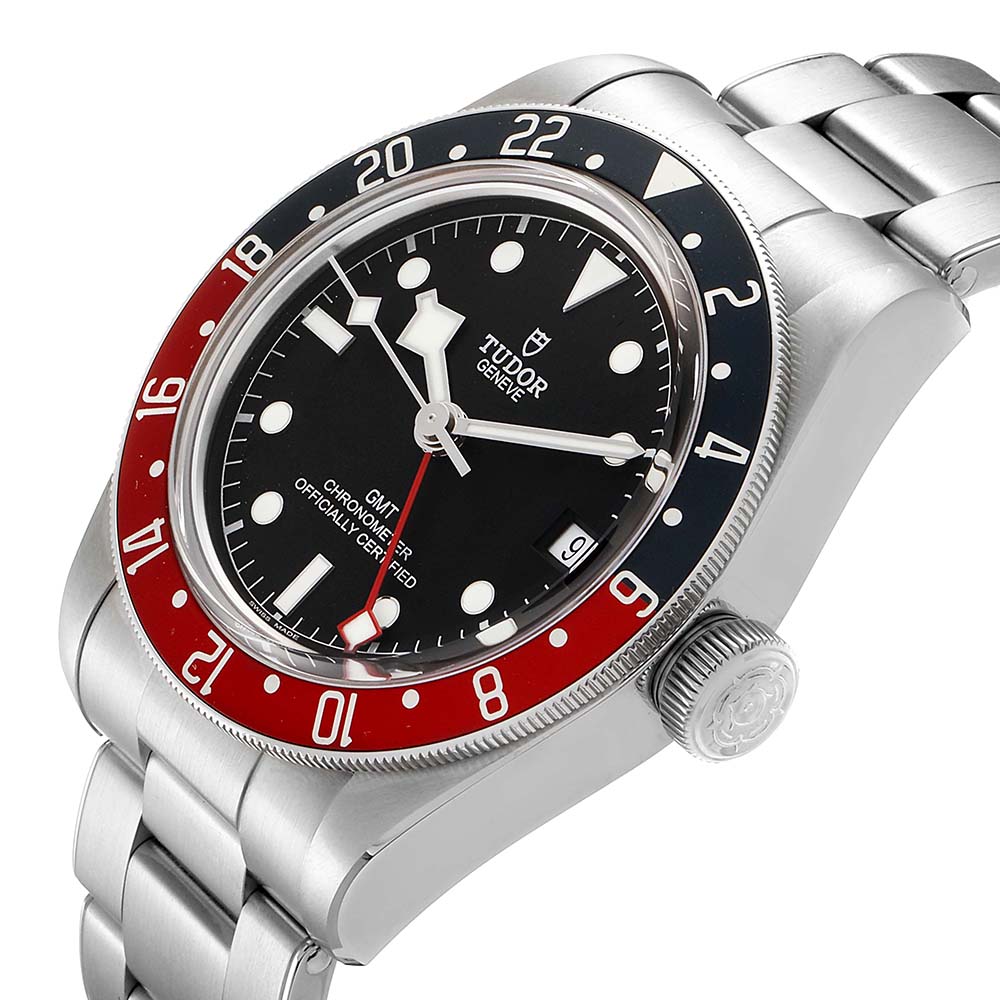 

Tudor Black Stainless Steel Heritage