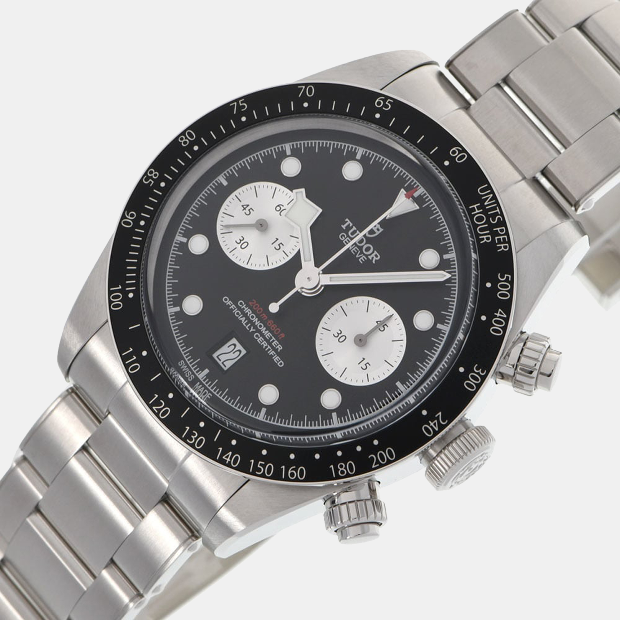 

Tudor Black Stainless Steel Black Bay 79360N Automatic Men's Wristwatch 41 mm