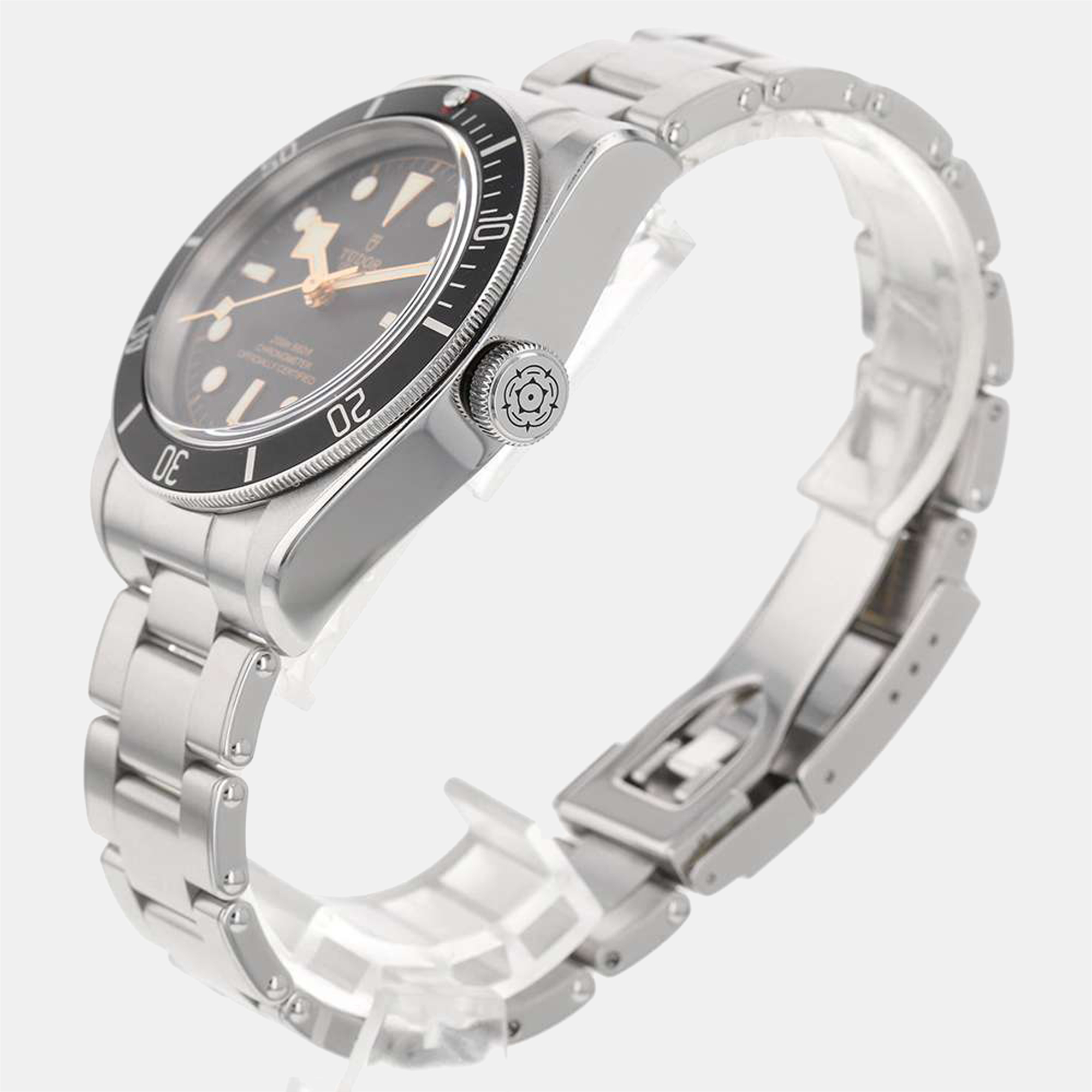 

Tudor Black Stainless Steel Black Bay 79230N Men's Wristwatch 41 mm