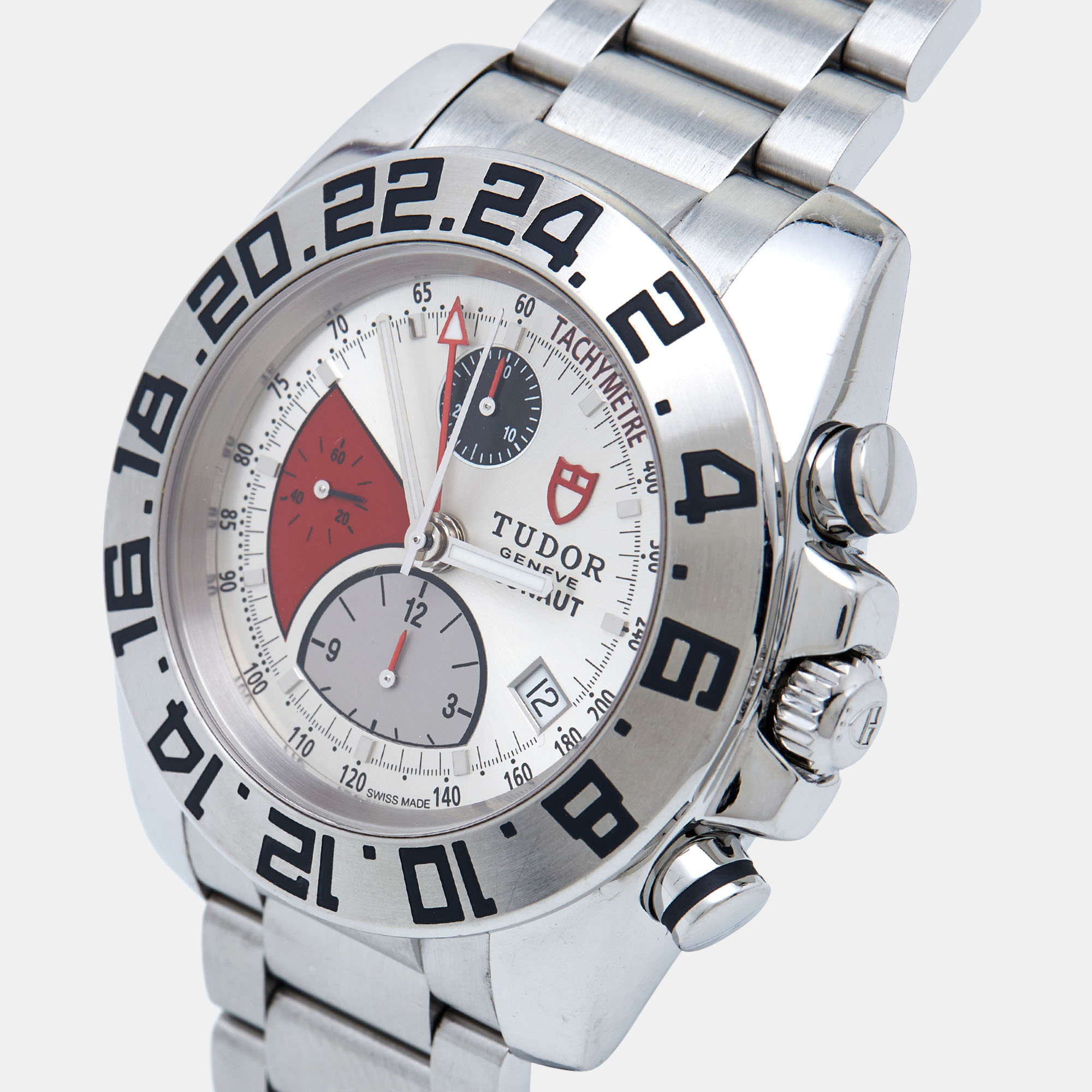 

Tudor Silver Stainless Steel GMT Chronograph Iconaut