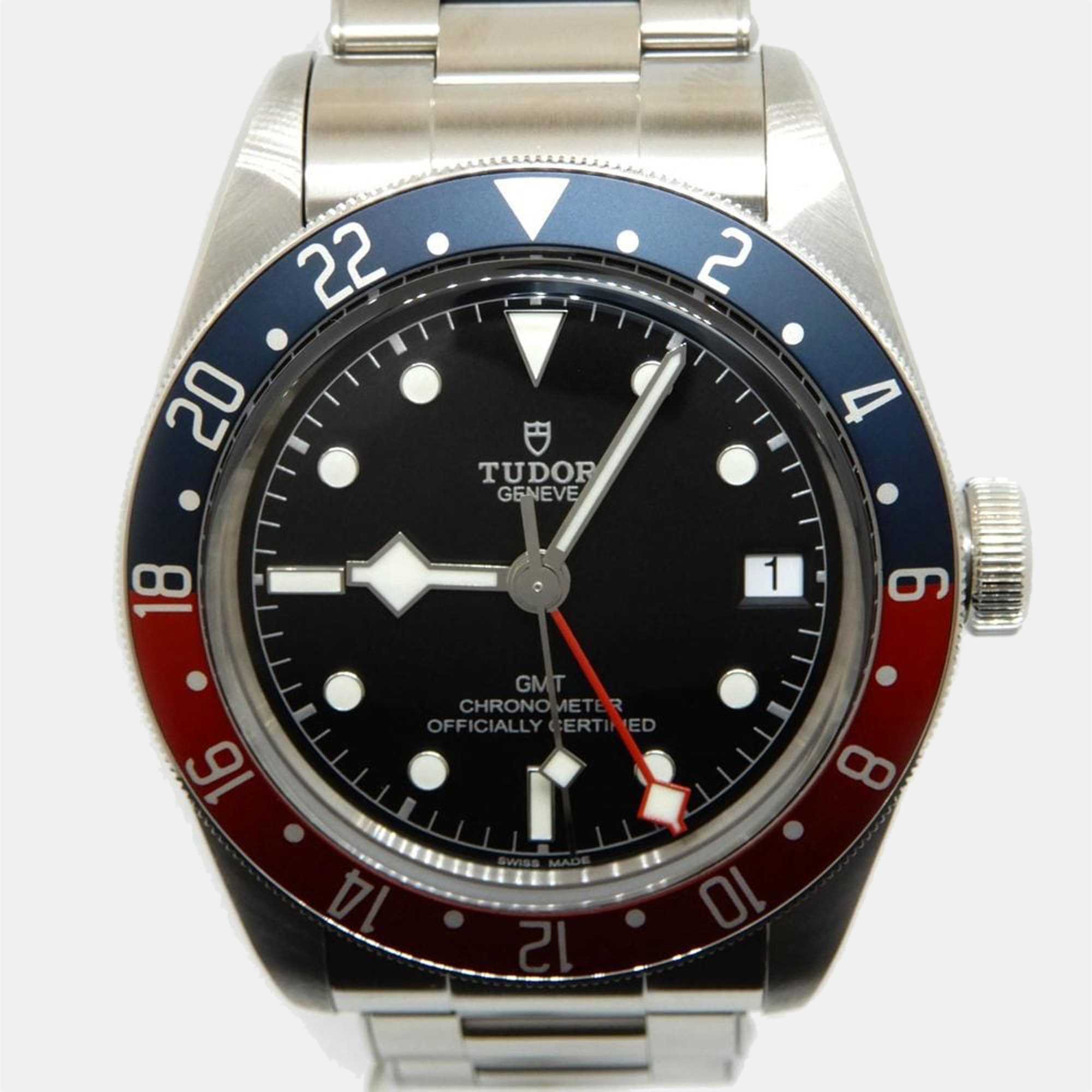 

Tudor Black Stainless Steel Heritage 79830RB Men's Wristwatch 41 mm