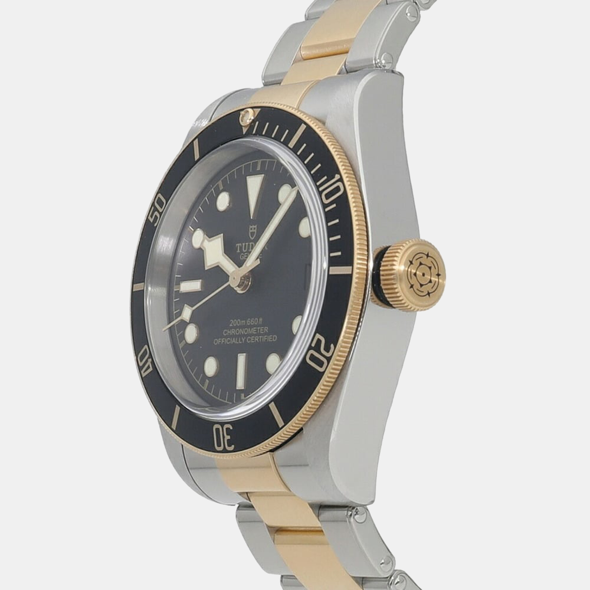 

Tudor Black 18K Yellow Gold And Stainless Steel Black Bay M79733N-0008 Men's Wristwatch 41 mm