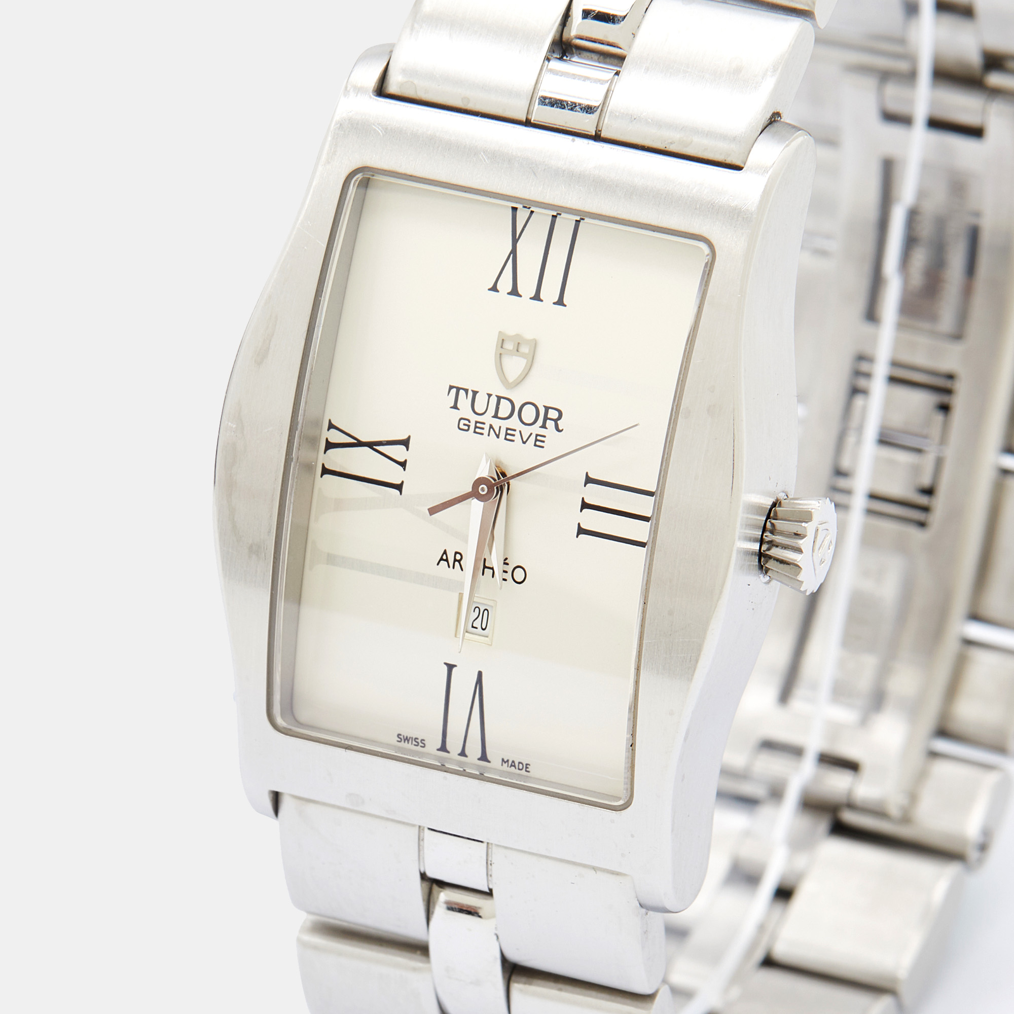 

Tudor Silver Stainless Steel Archeo