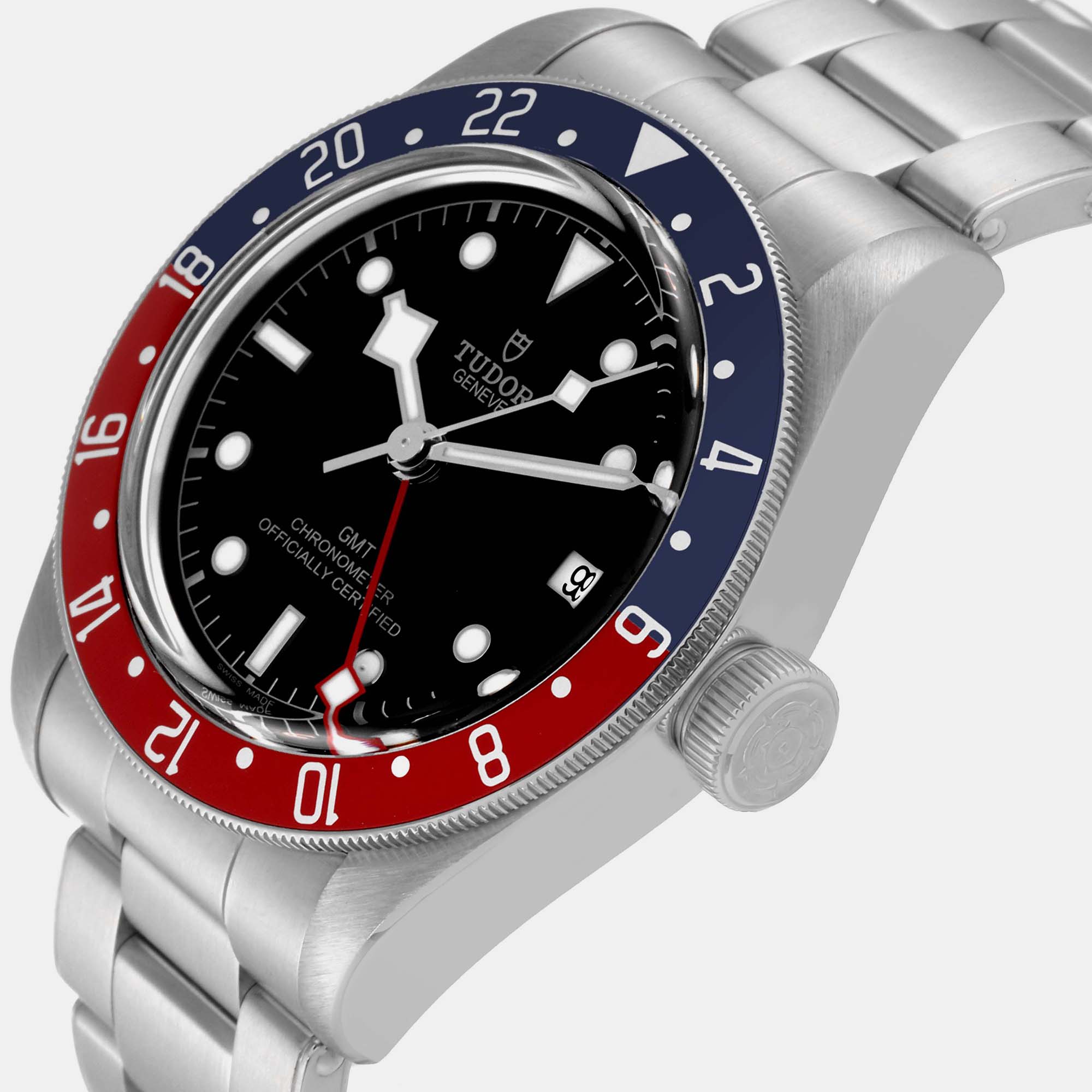 

Tudor Black Stainless Steel Heritage 79830RB Automatic Men's Wristwatch 41 mm