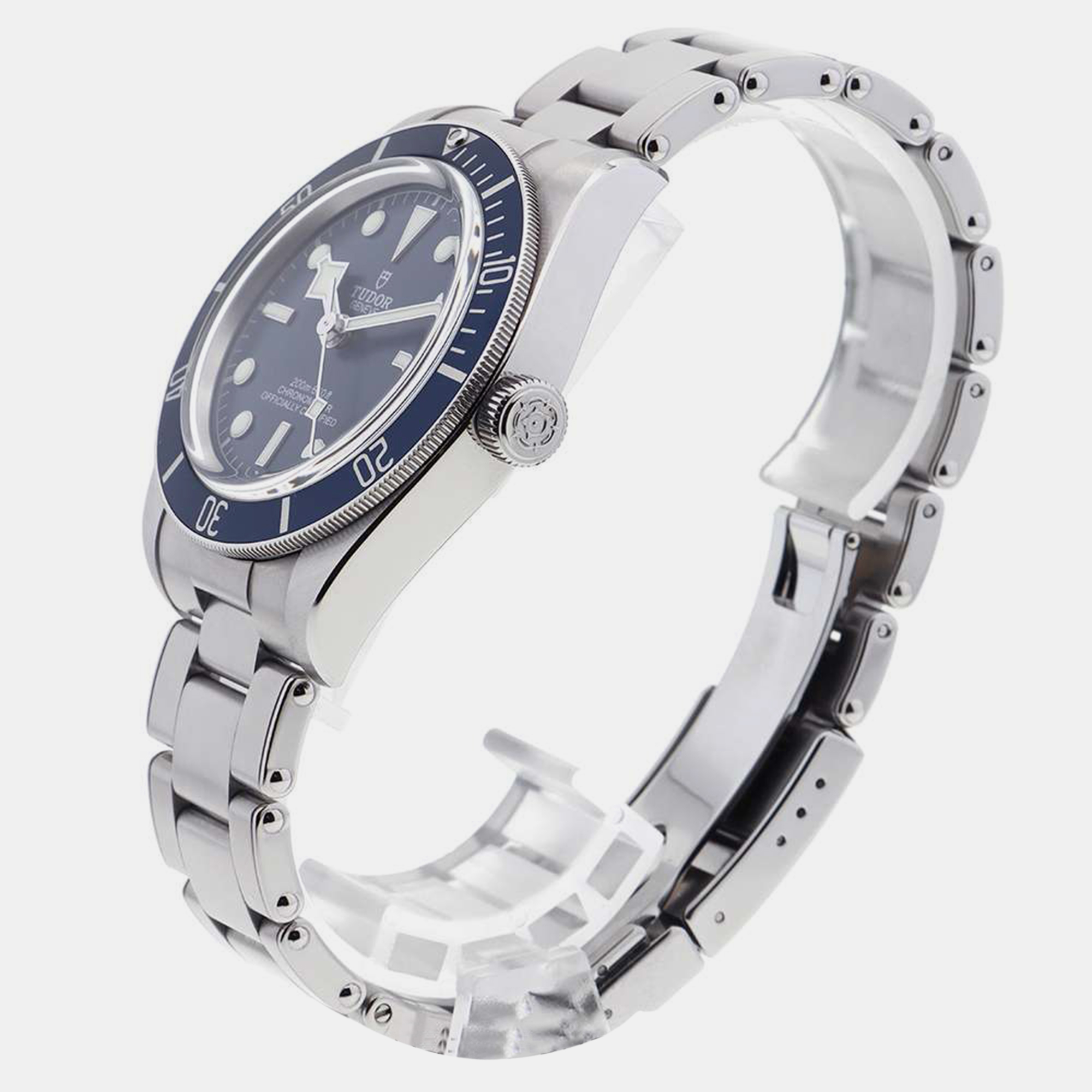 

Tudor Blue Stainless Steel Black Bay 79030B-0001 Automatic Men's Wristwatch 39 mm