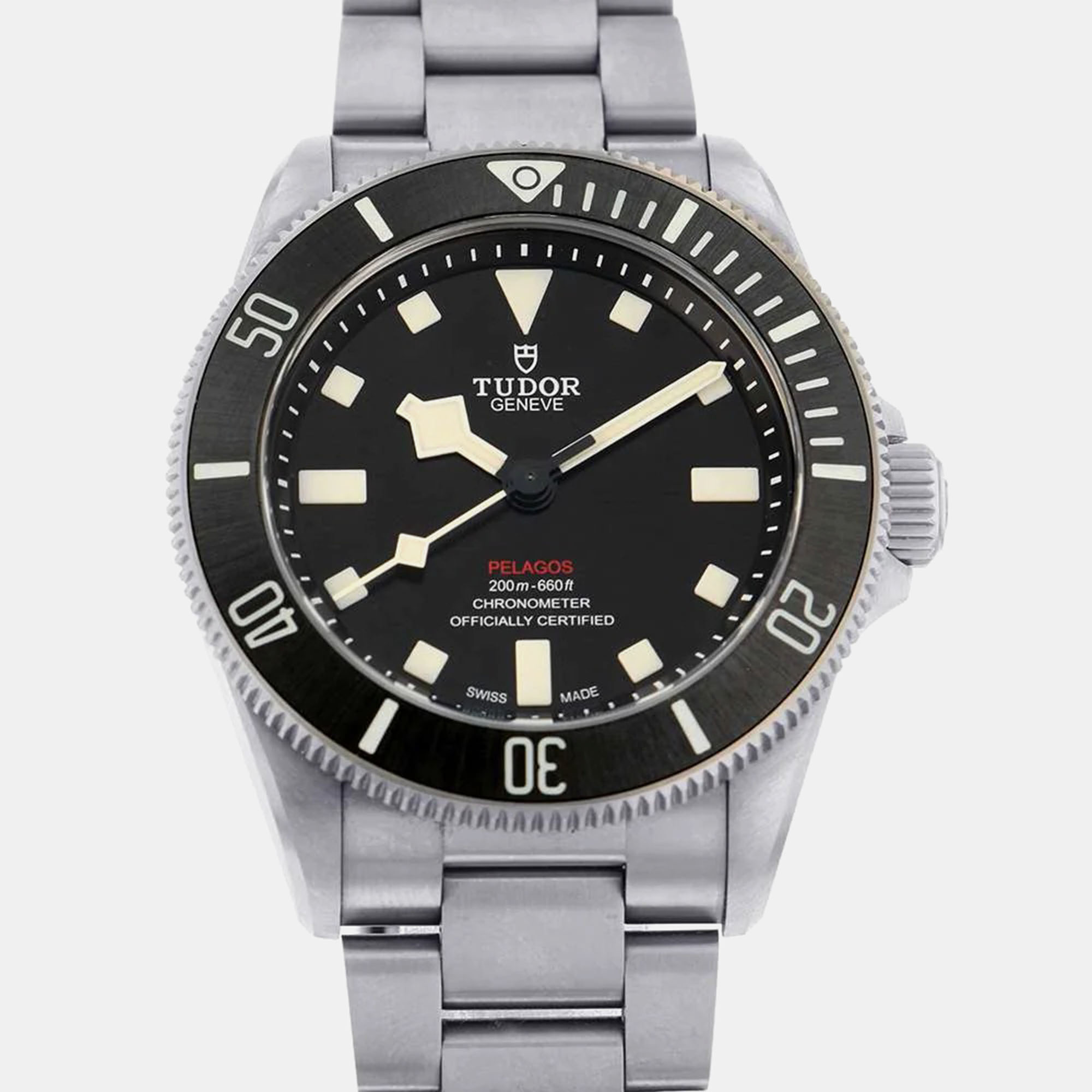 

Tudor Black Titanium Pelagos 25407N Automatic Men's Wristwatch 39 mm