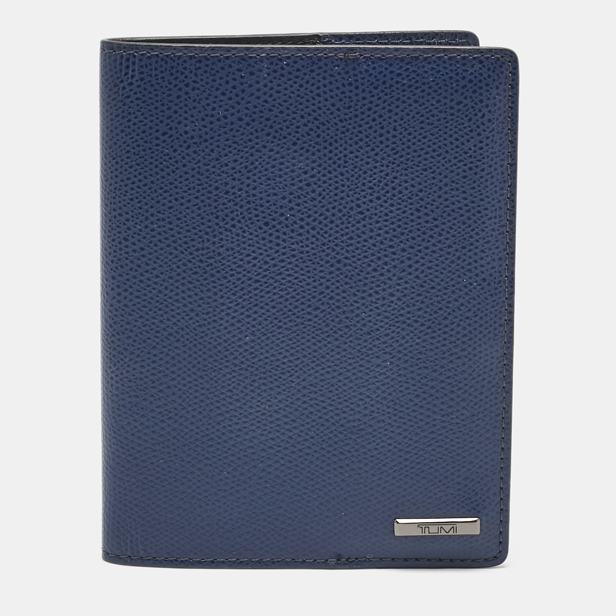 

TUMI Navy Blue Leather Province Passport Holder