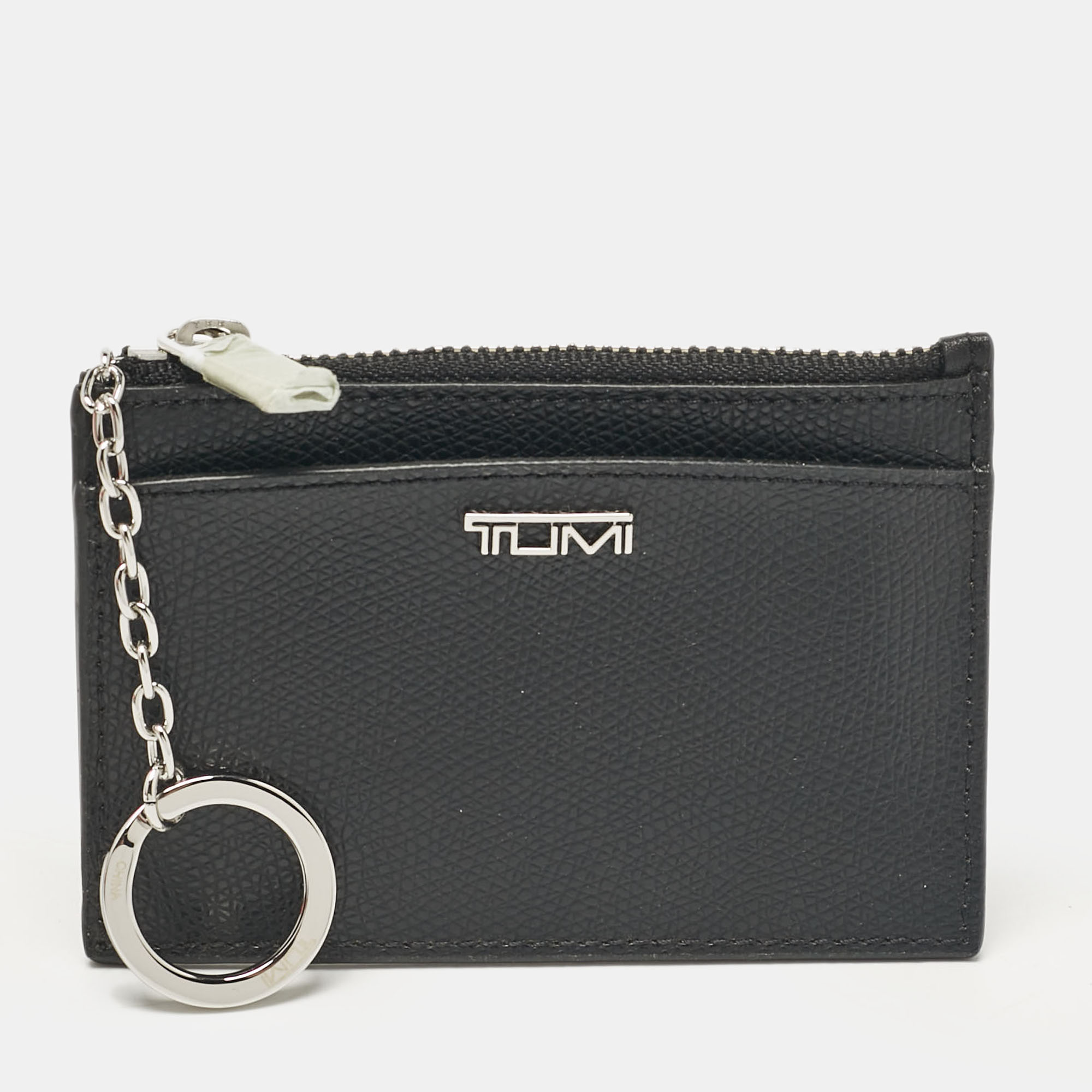 

Tumi Black Leather Sinclair Slim Card Case