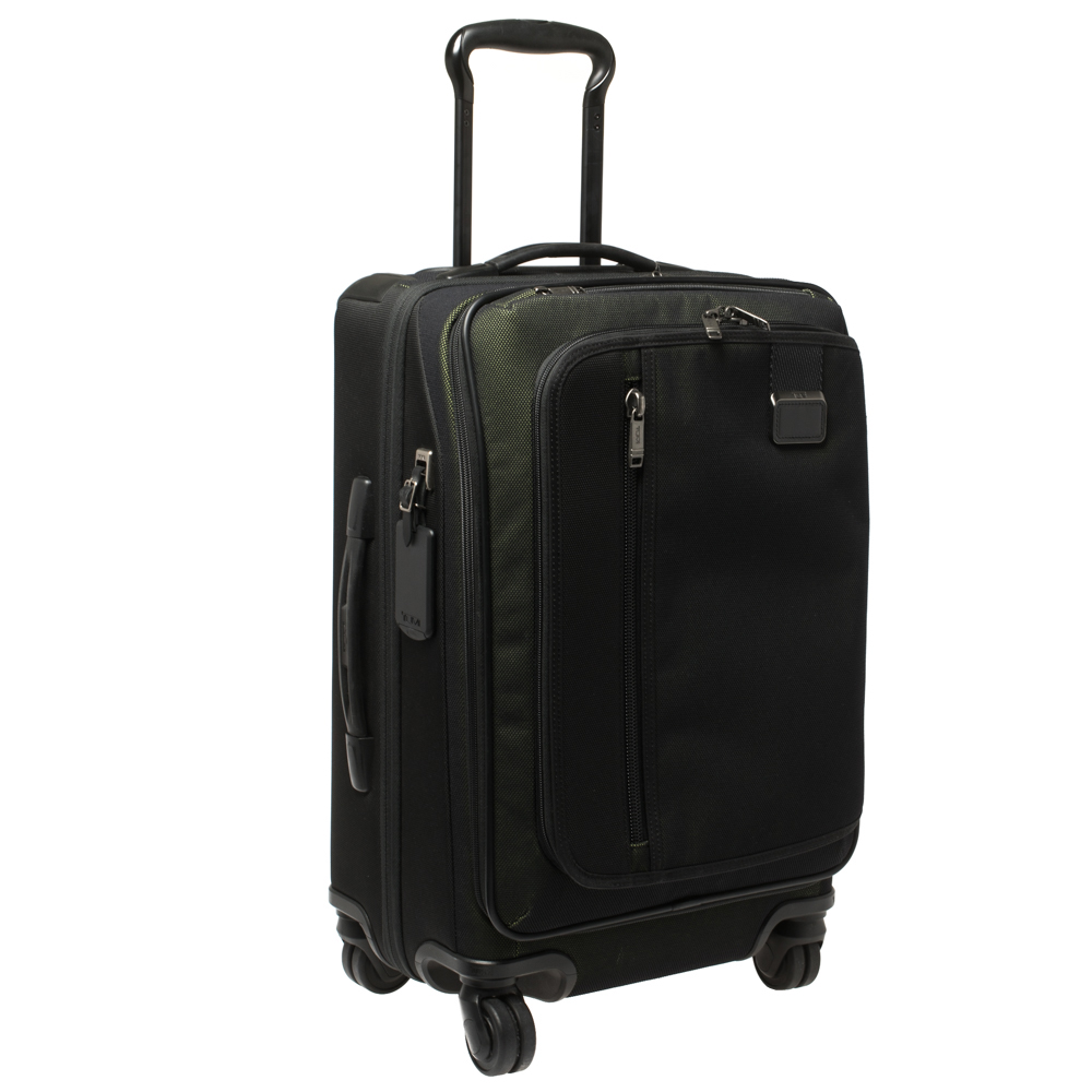 TUMI Metallic Ombre Green/Black Mesh and Nylon Merge International ...