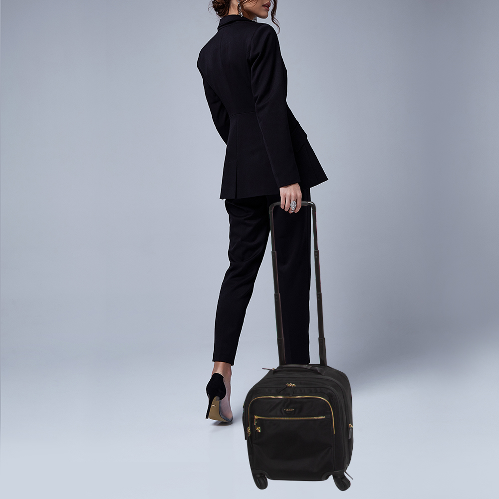 

TUMI Black Nylon Compact Oxford Carry On Luggage