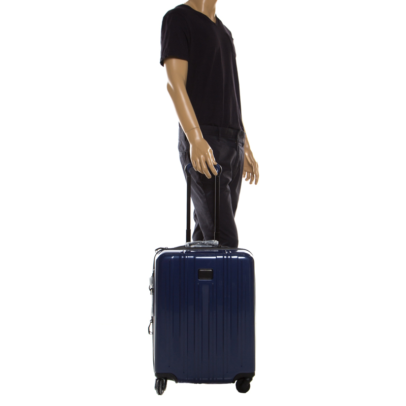 

TUMI Blue/Black Plastic Rollenkoffer Continental Trolley