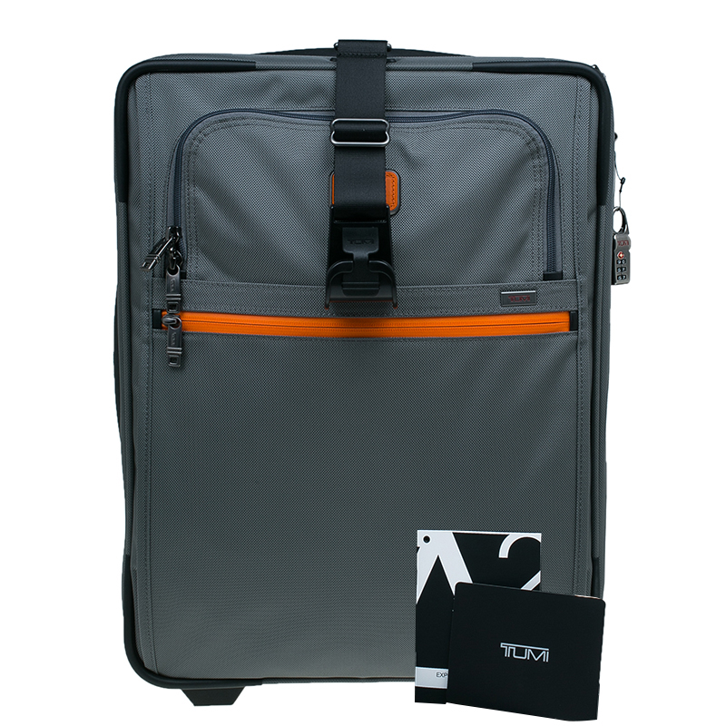 tumi orange carry on