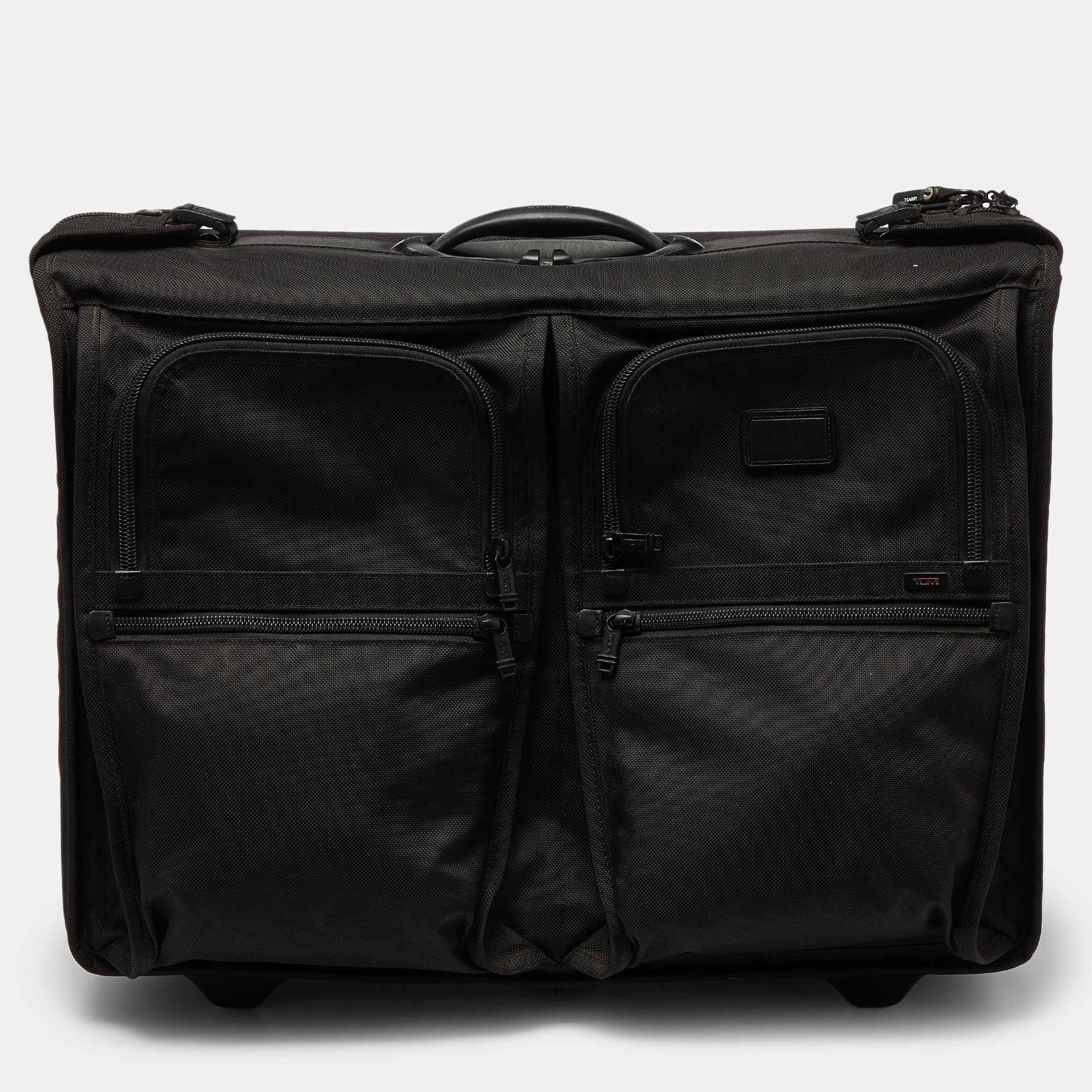 

TUMI Black Nylon Alpha Rolling Garment Bag Suitcase