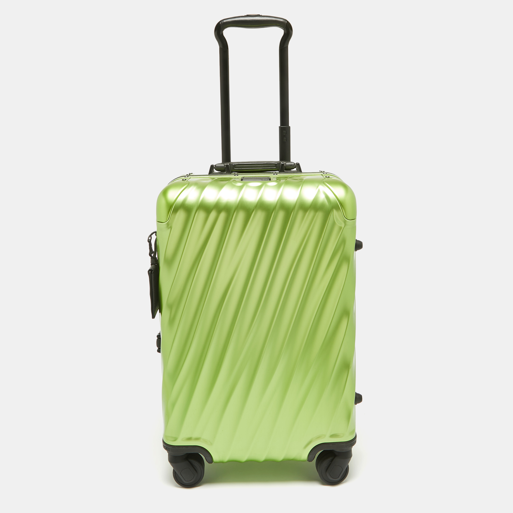 

TUMI Green/Black Aluminum 19 Degree International Carry On Luggage